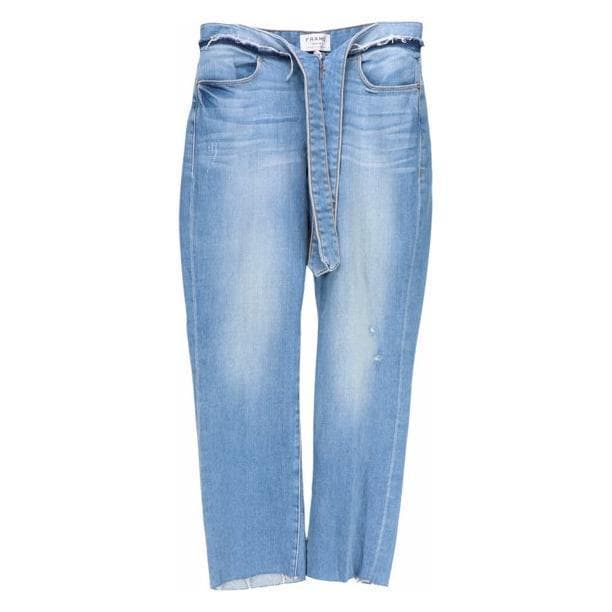 NWT- Frame Denim 'Le High Straight' Tie Waist Jeans RRP $425 -Size 29 — photo 2 of 6