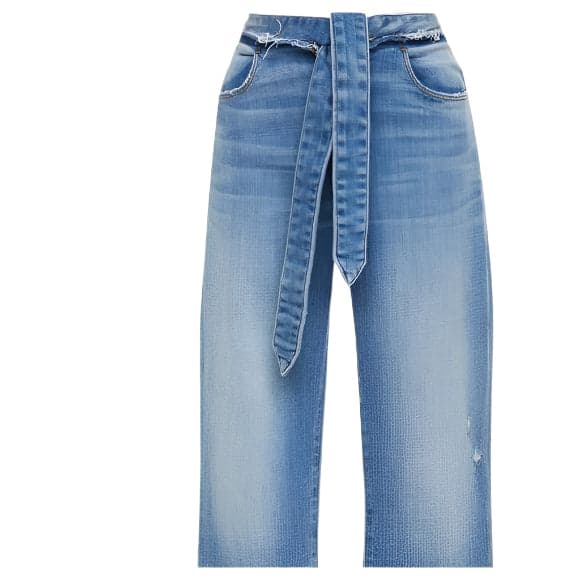 NWT- Frame Denim 'Le High Straight' Tie Waist Jeans RRP $425 -Size 29 — photo 3 of 6
