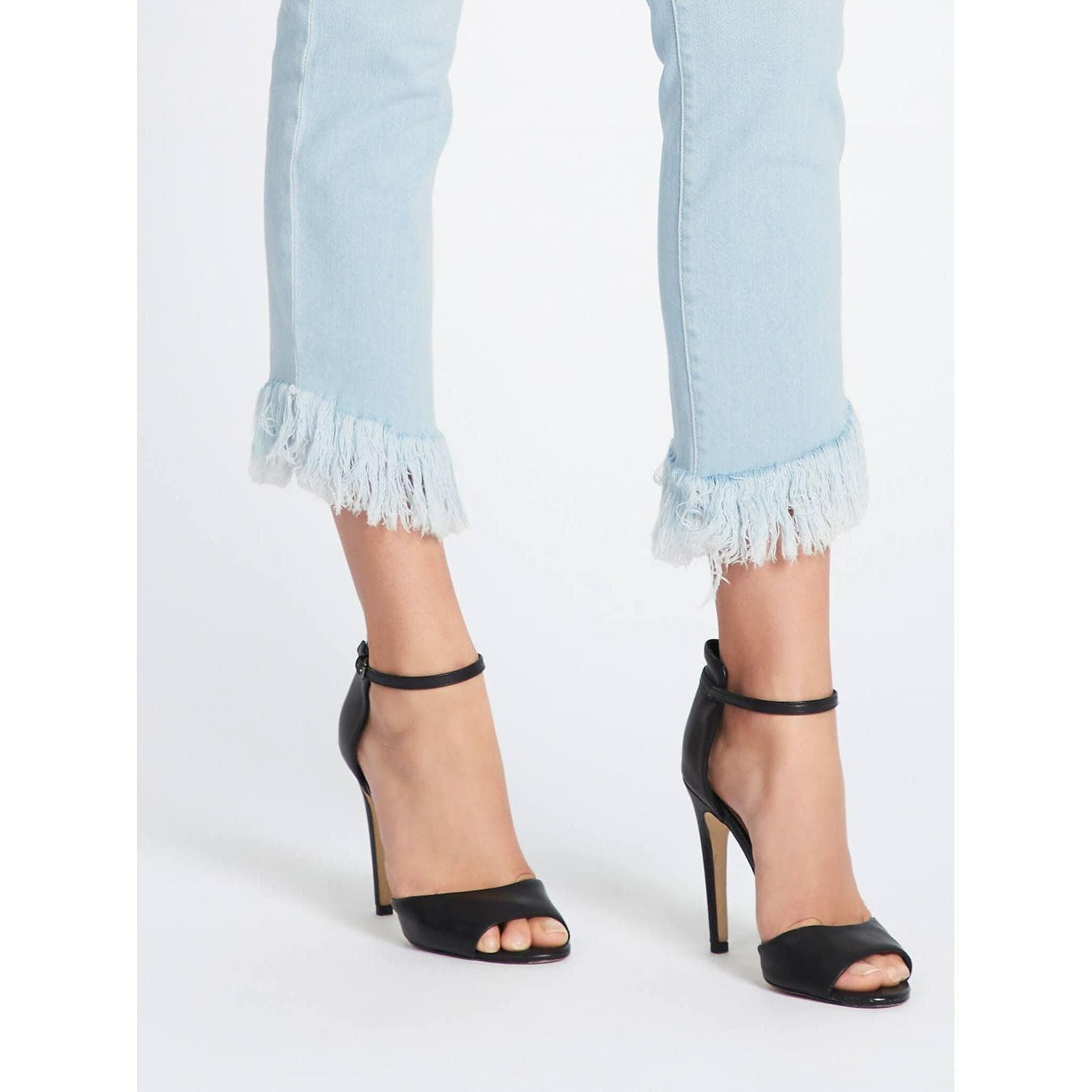 NWT- Frame Denim 'Le High Straight' Sydmoton Fray Hem Jeans RRP $425 -Size 26 — photo 5 of 5