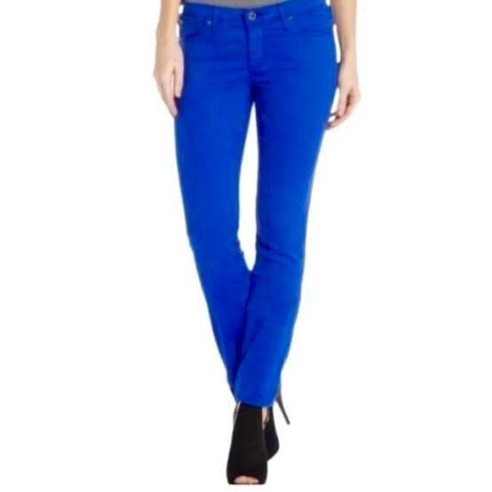 AG Adriano Goldschmied 'The Stilt' Cobalt Blue Cigarette Leg Jeans- Size 25R — photo 1 of 8