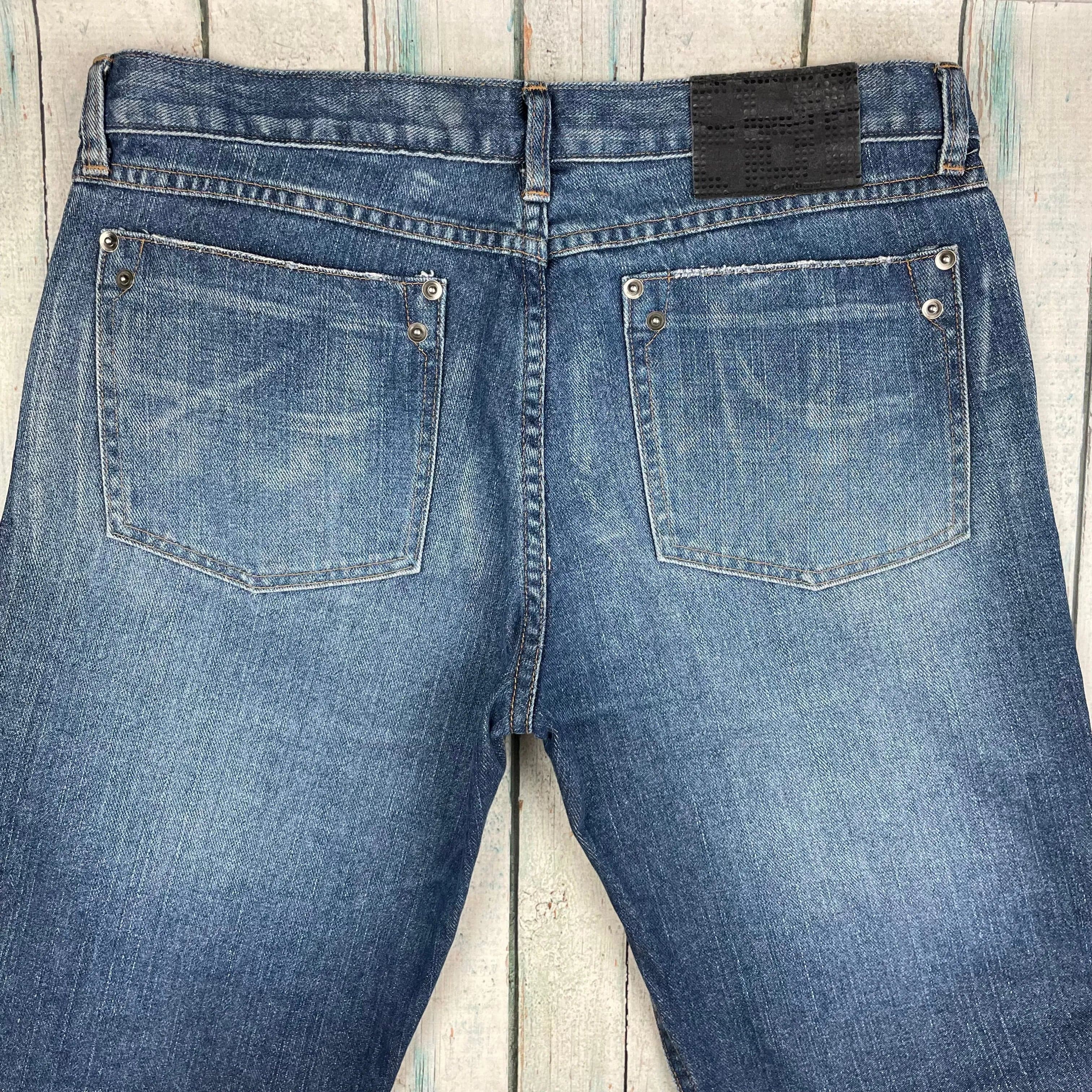Vintage Y2K Low Rise Straight Jeans by Urban Hardware- Size 12 — photo 3 of 5