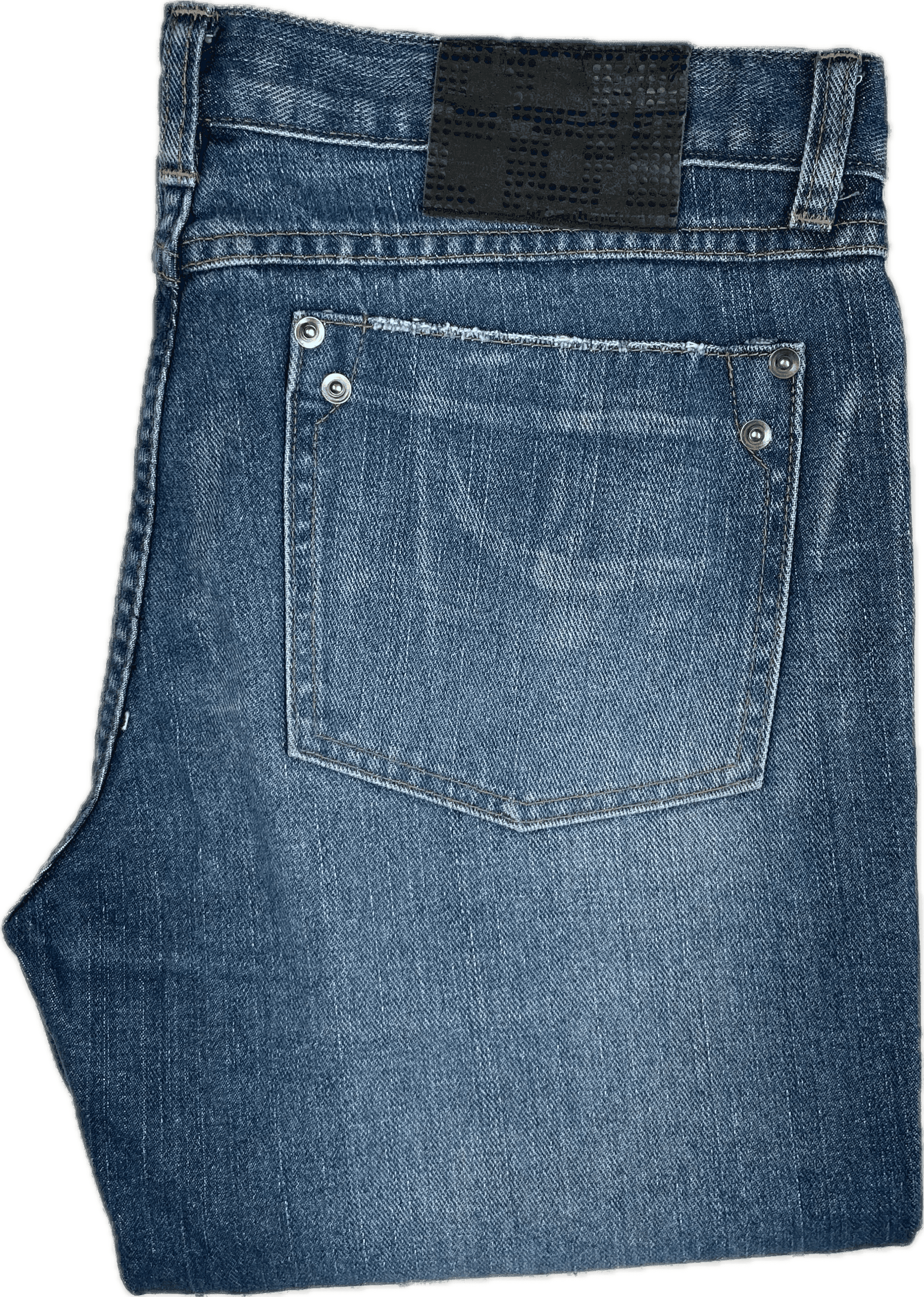 Vintage Y2K Low Rise Straight Jeans by Urban Hardware- Size 12 — photo 4 of 5