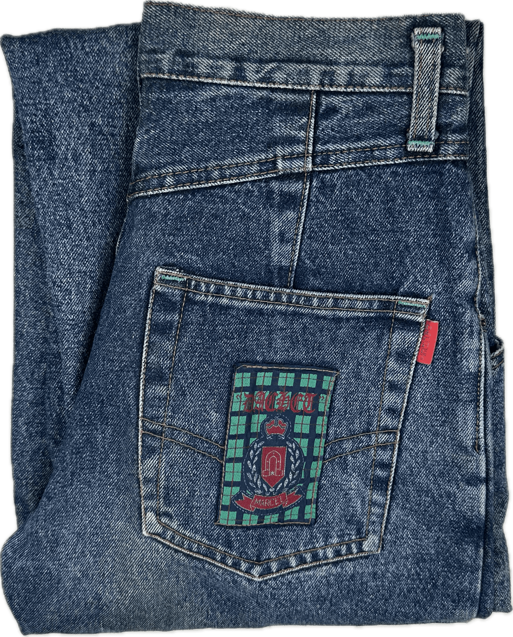 Marcel Dachet 80s Vintage Baggies Iconic Jeans - Suit Size 7/8 — photo 2 of 8