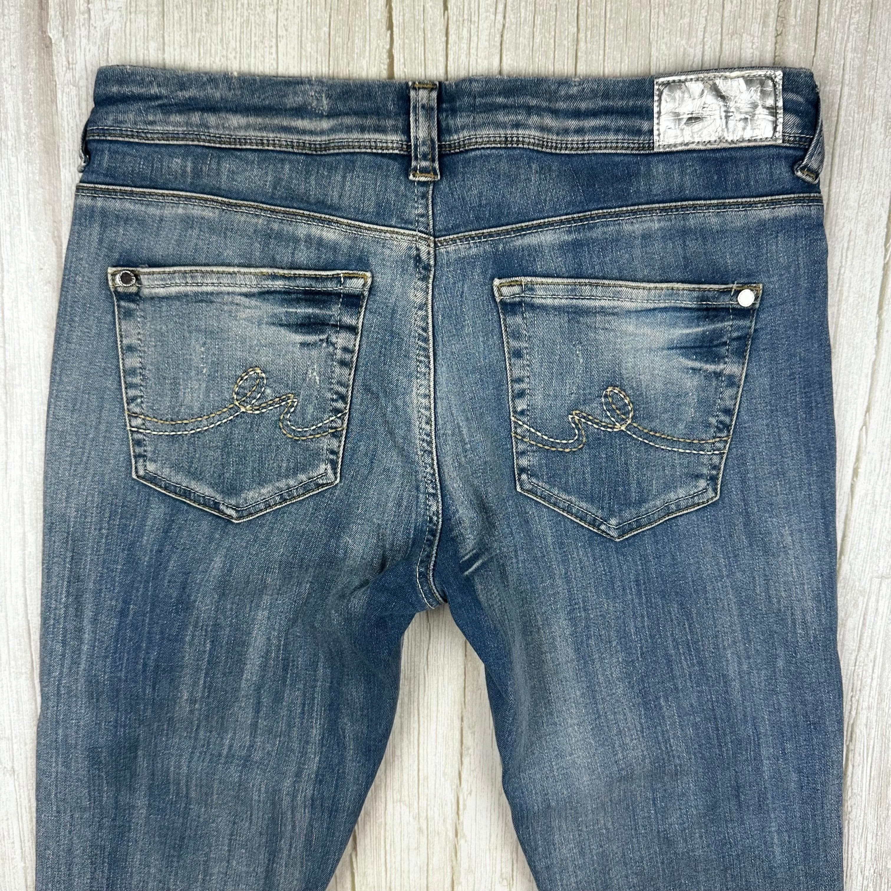 Morgan De Toi Crystal Embellished Jeans- Suit Size 28 — photo 5 of 9