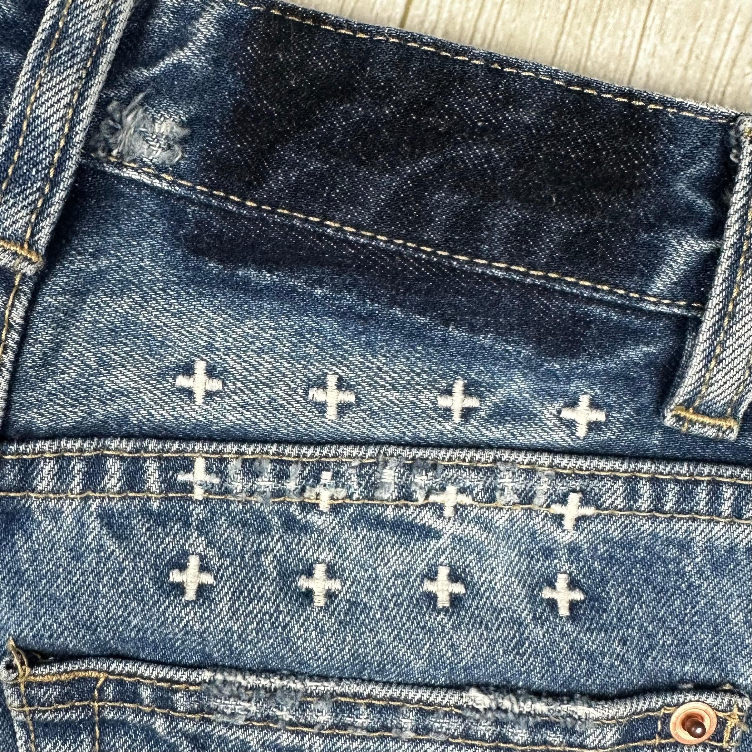 Ksubi 'Pointer True Vintage' Long Denim Shorts - Size 23 — photo 3 of 6