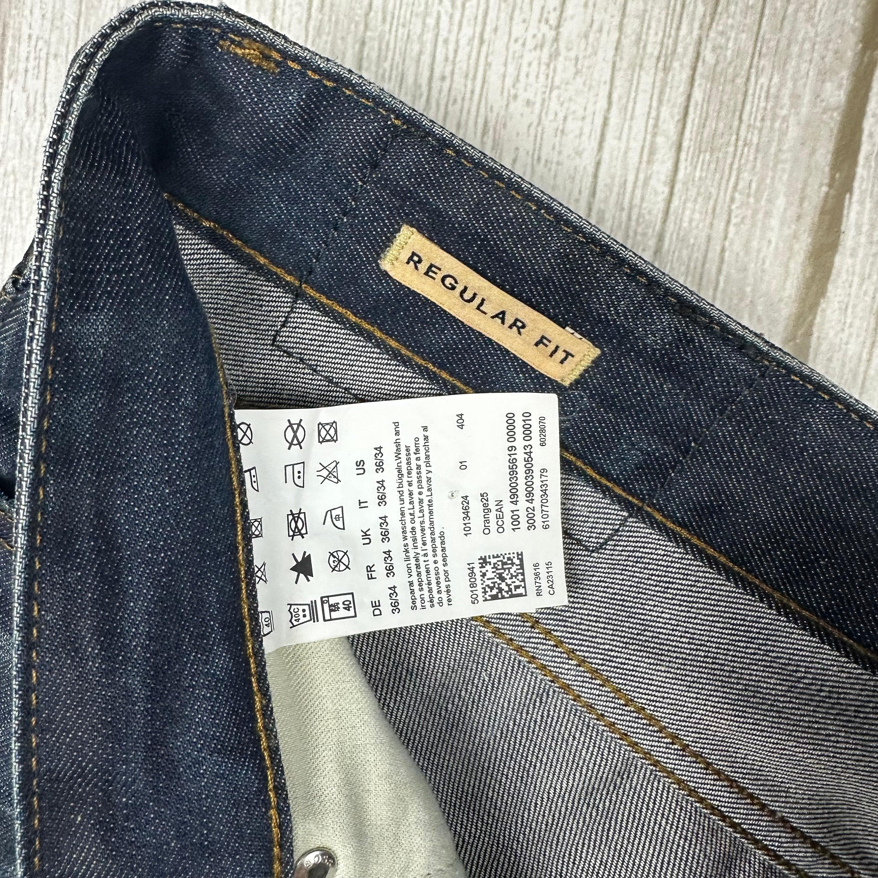 Hugo Boss 'Orange 25' Mens Straight Fit Jeans - Size 36/34 — photo 6 of 8