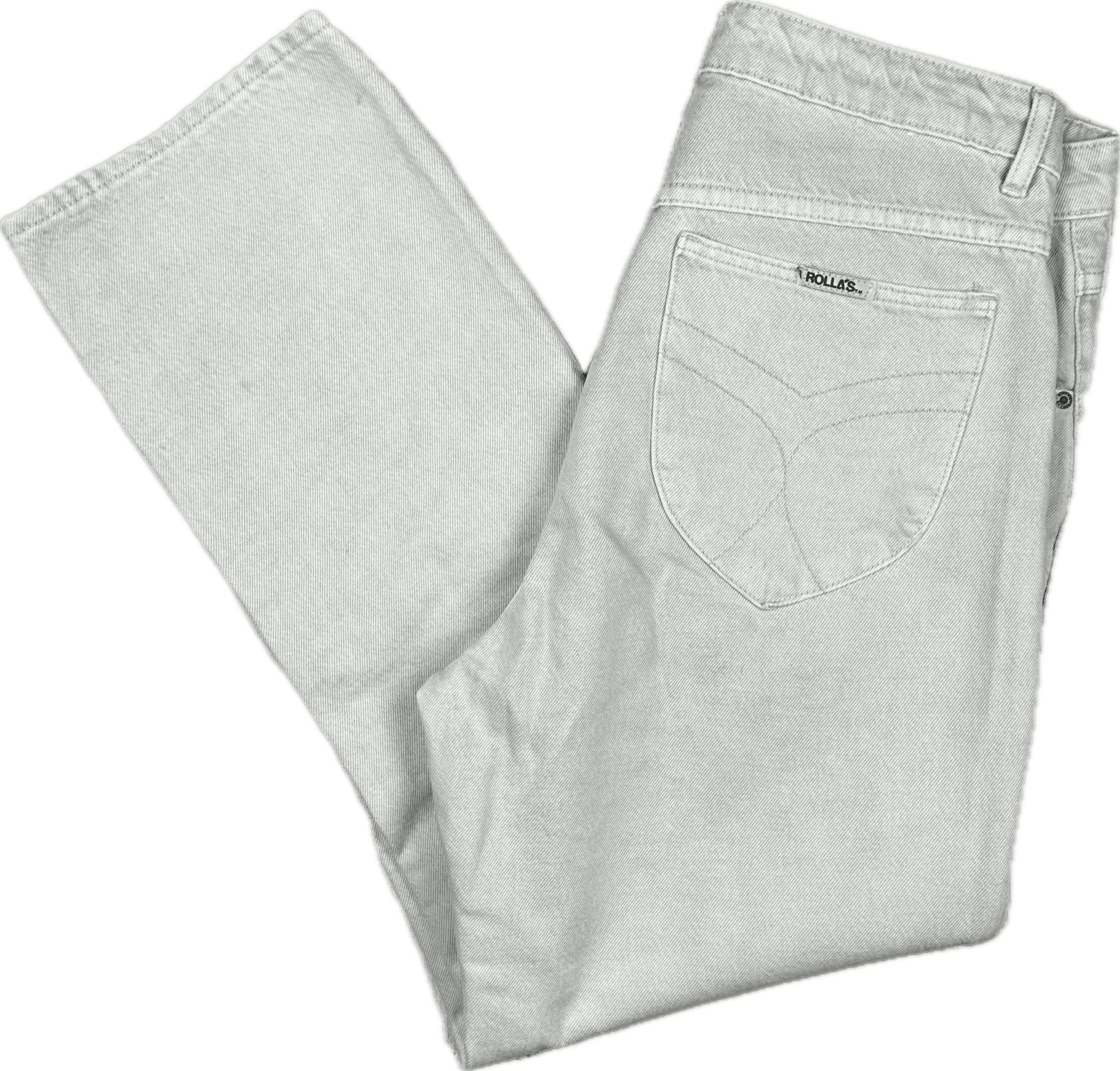 Rolla’s 'Original' High Rise Straight Ivory Jeans - Size 14 — photo 2 of 7
