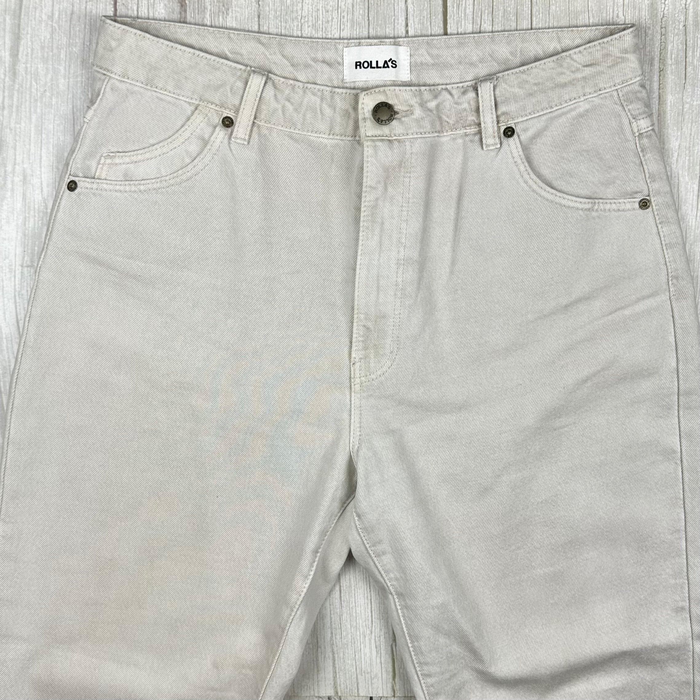Rolla’s 'Original' High Rise Straight Ivory Jeans - Size 14 — photo 3 of 7