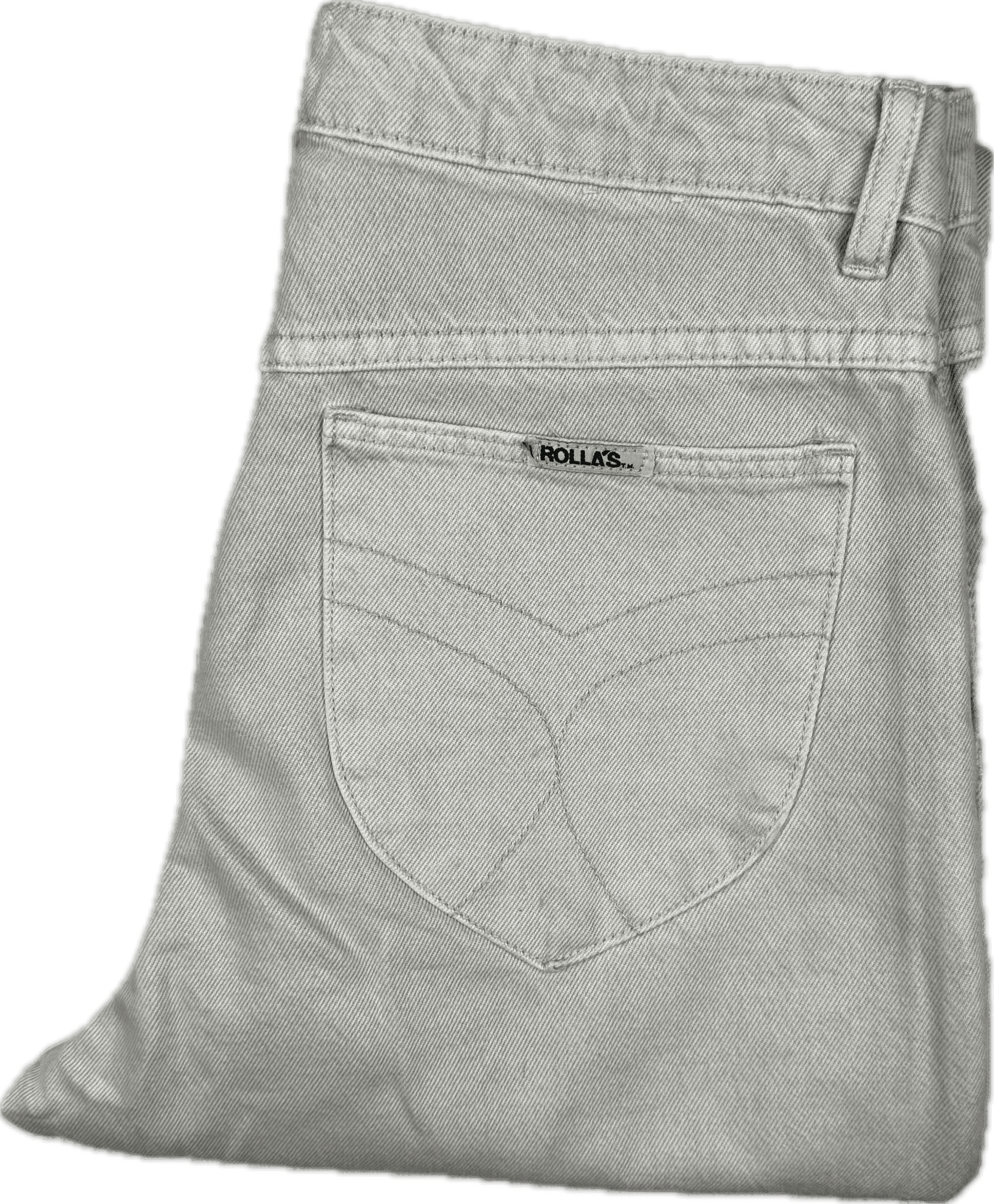 Rolla’s 'Original' High Rise Straight Ivory Jeans - Size 14 — photo 6 of 7