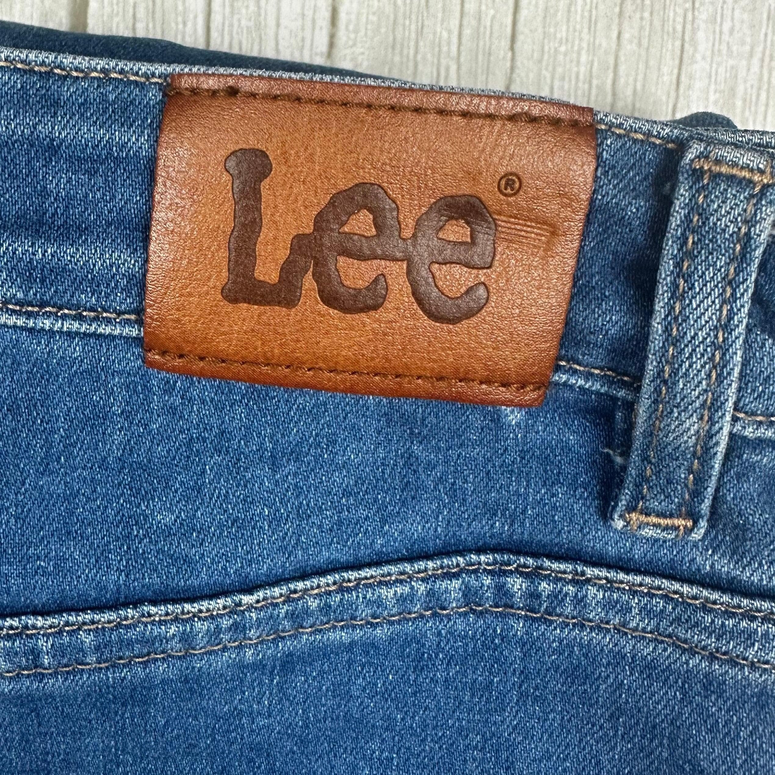 Lee 'High Licks Crop' Blue Skinny Jeans - Size 8 — photo 6 of 9