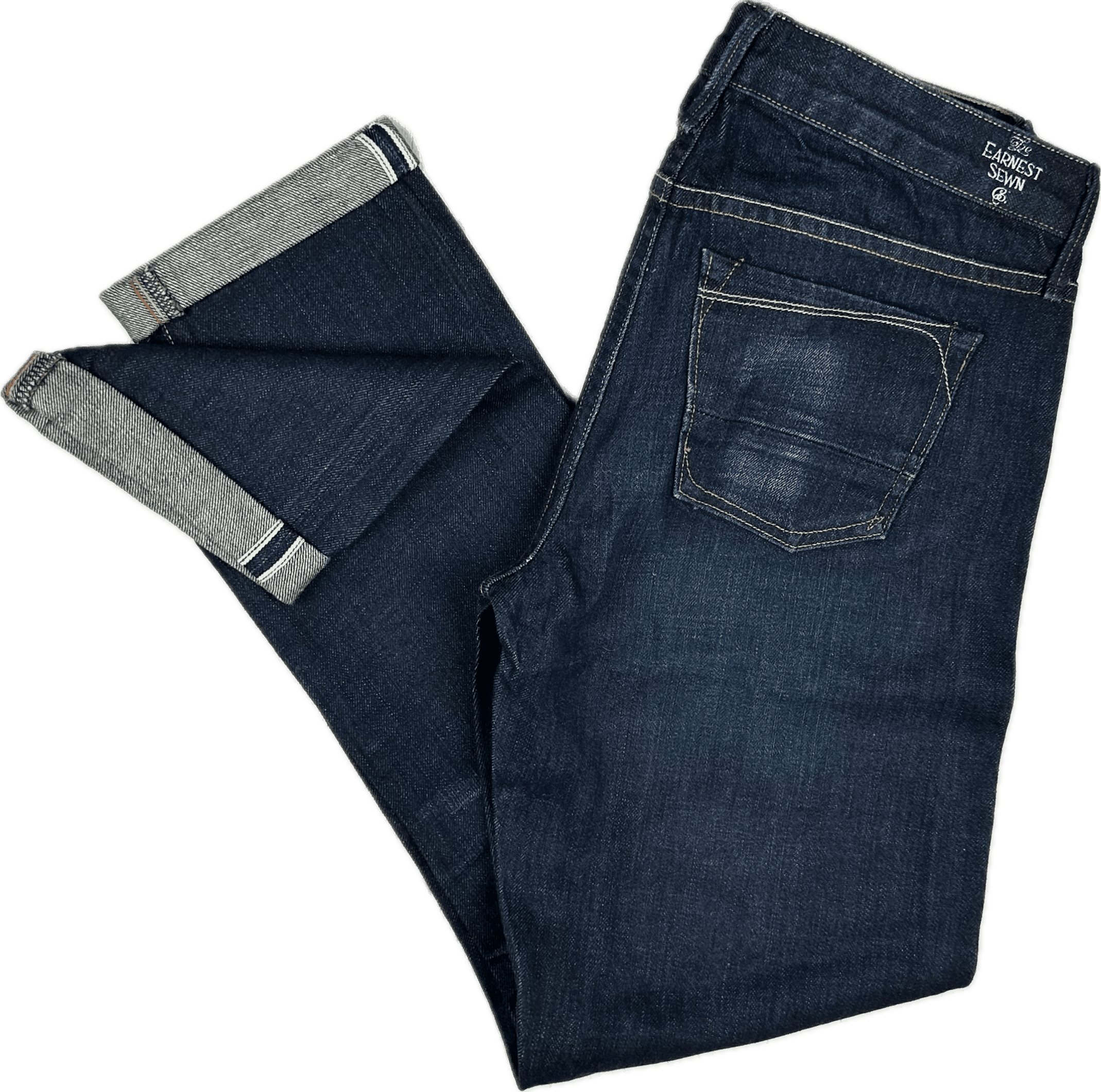 NWT- Earnest Sewn "Harlan" Limited Edition Selvedge Jeans - Size 26 — photo 2 of 11