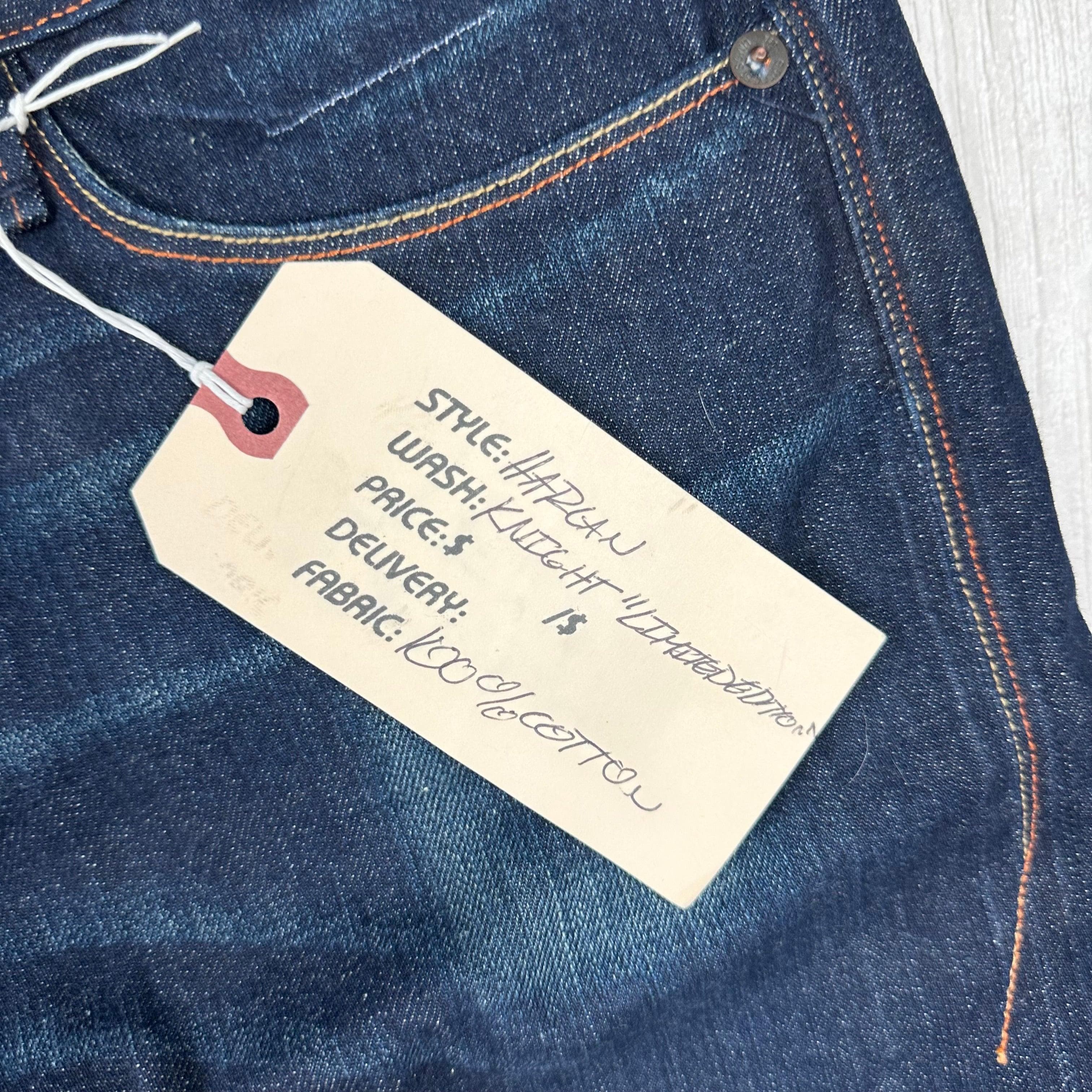 NWT- Earnest Sewn "Harlan" Limited Edition Selvedge Jeans - Size 26 — photo 6 of 11