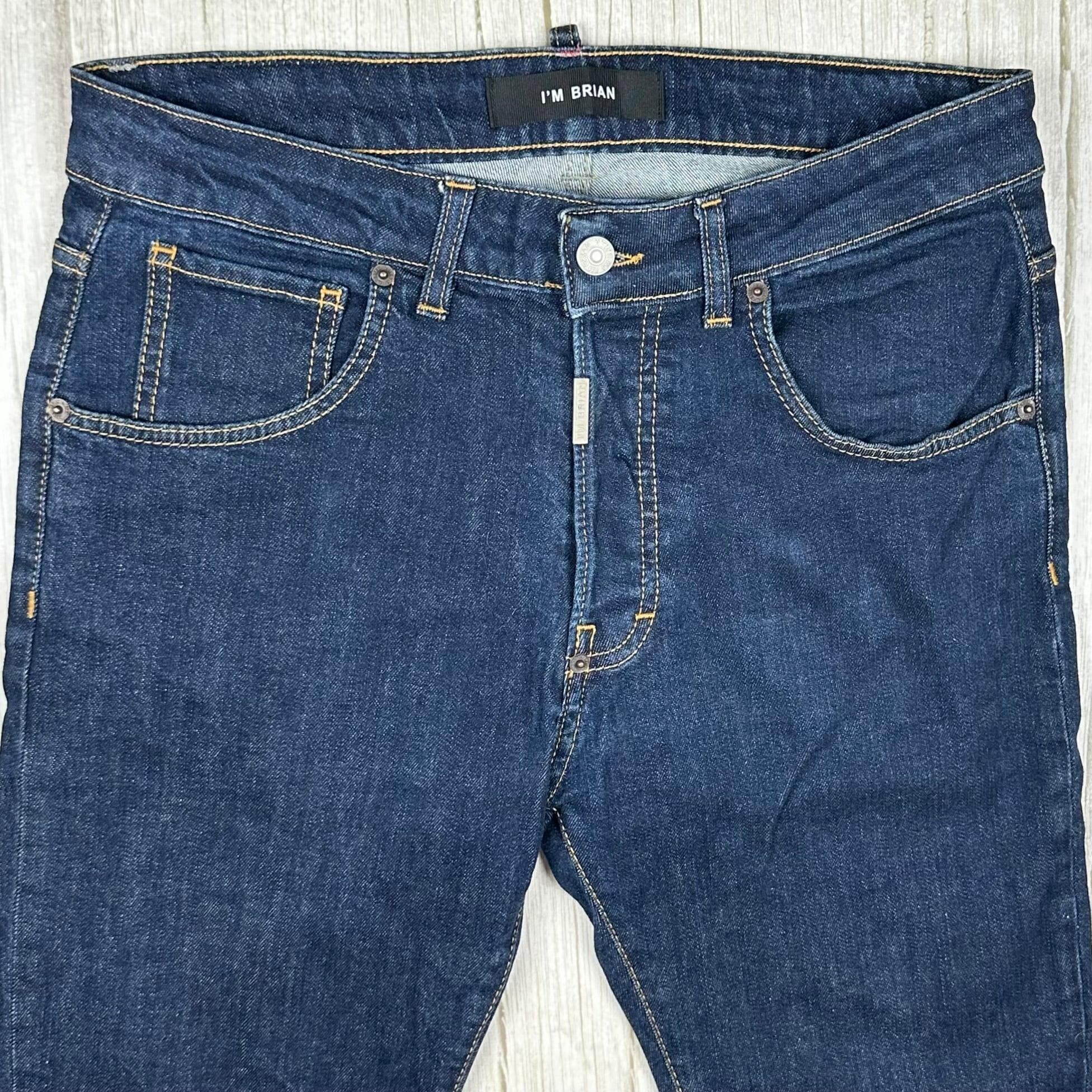 IMB I'm Brian Italian Mens Slim Fit Denim Jeans -Size 31 — photo 2 of 7