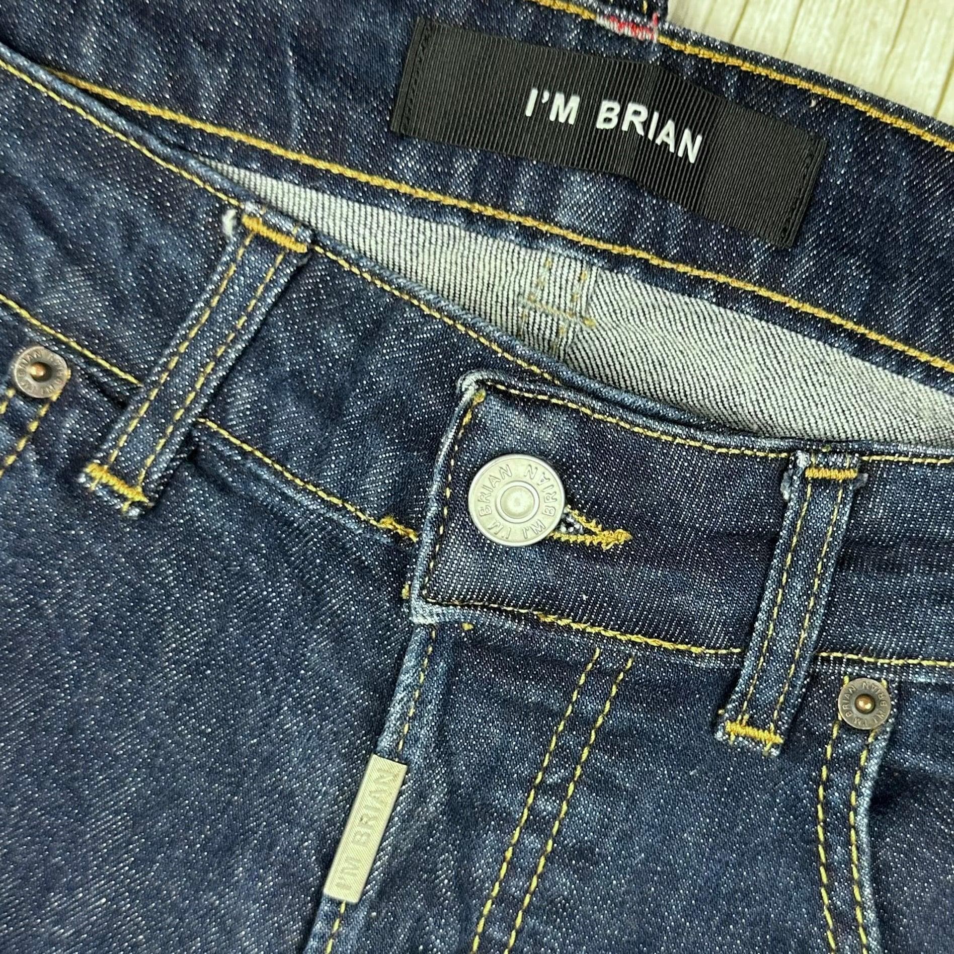 IMB I'm Brian Italian Mens Slim Fit Denim Jeans -Size 31 — photo 4 of 7