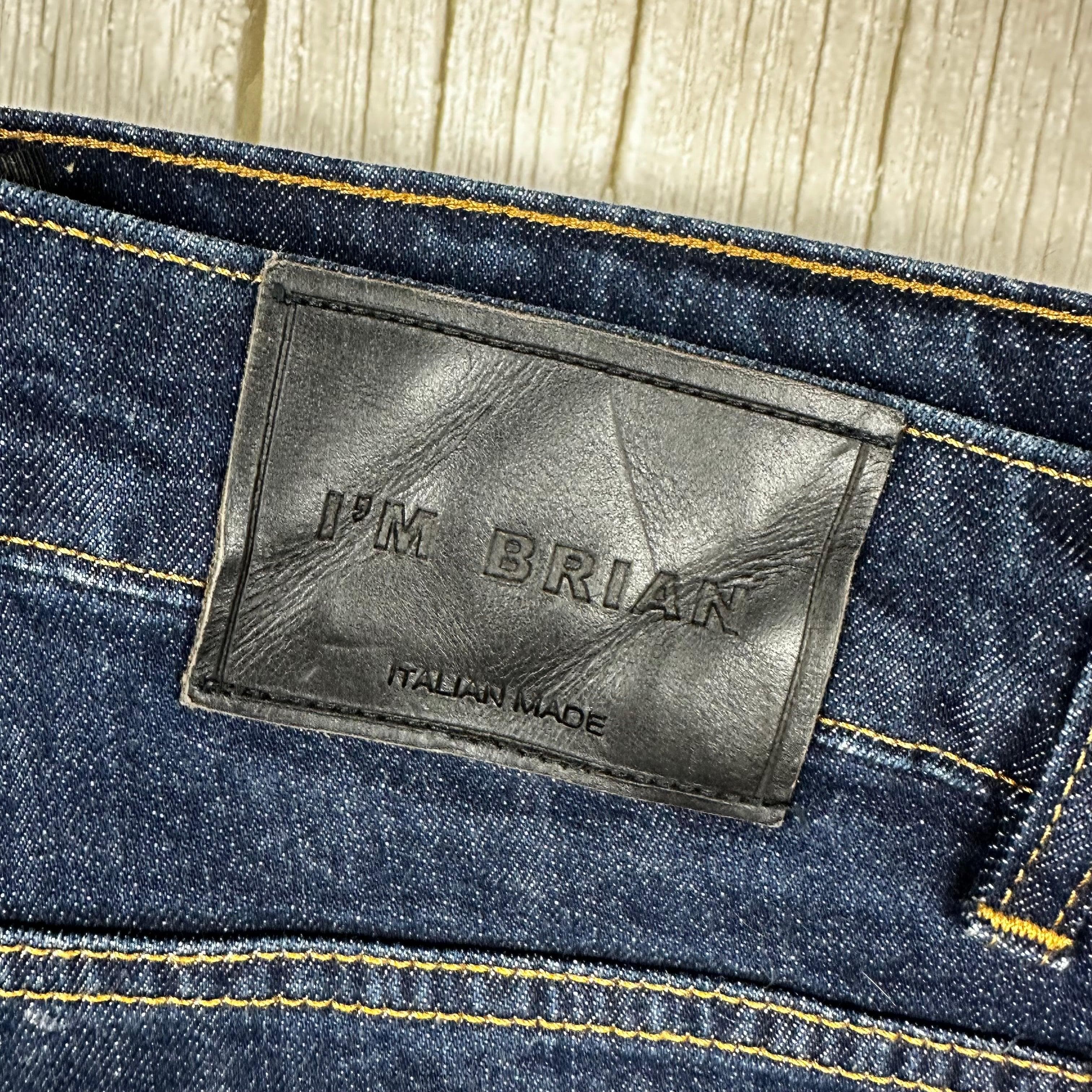 IMB I'm Brian Italian Mens Slim Fit Denim Jeans -Size 31 — photo 5 of 7