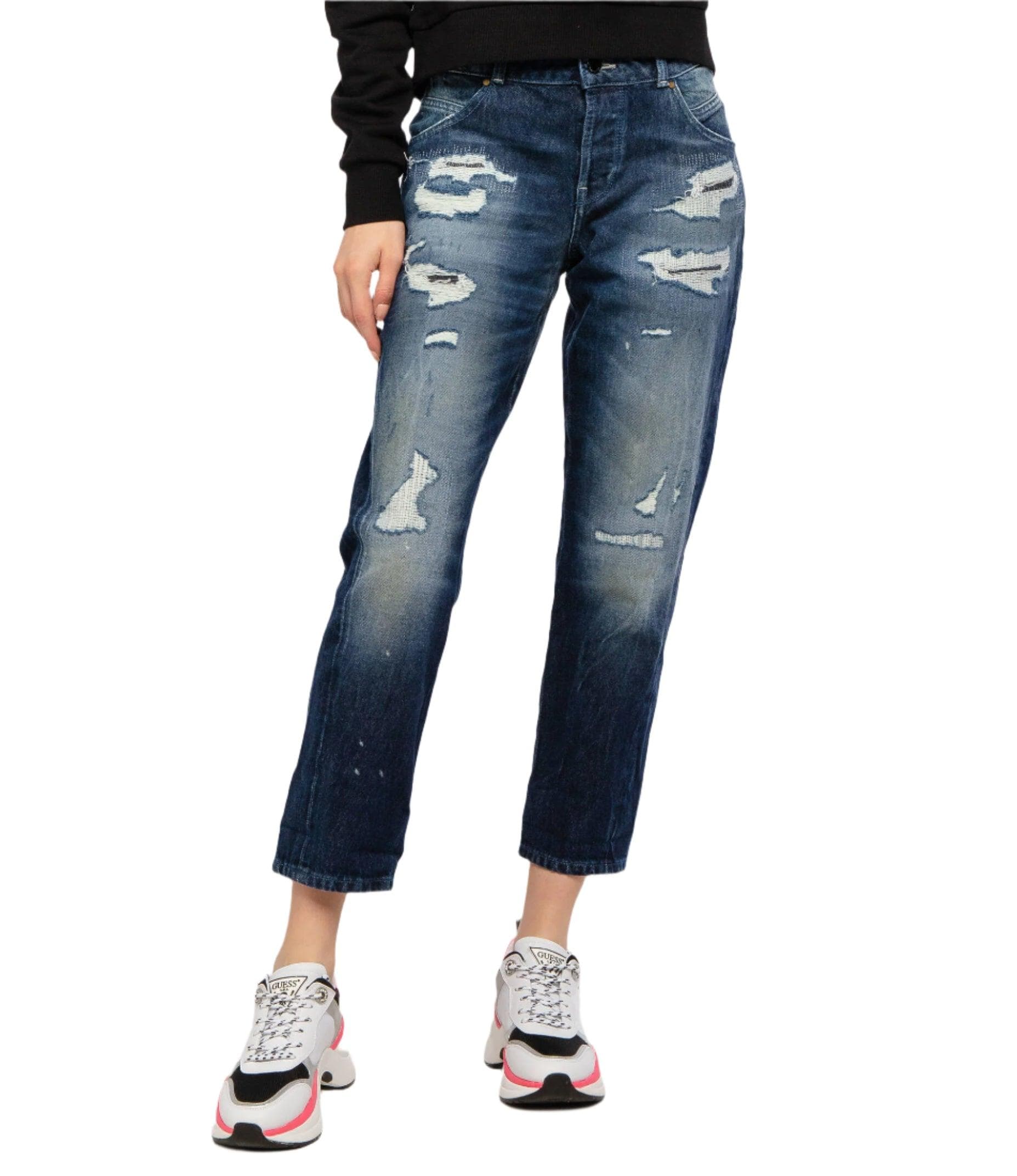 NWT- Guess Denim 'Vanille Relaxed Low' Distress Jeans -Size 24 — photo 5 of 6
