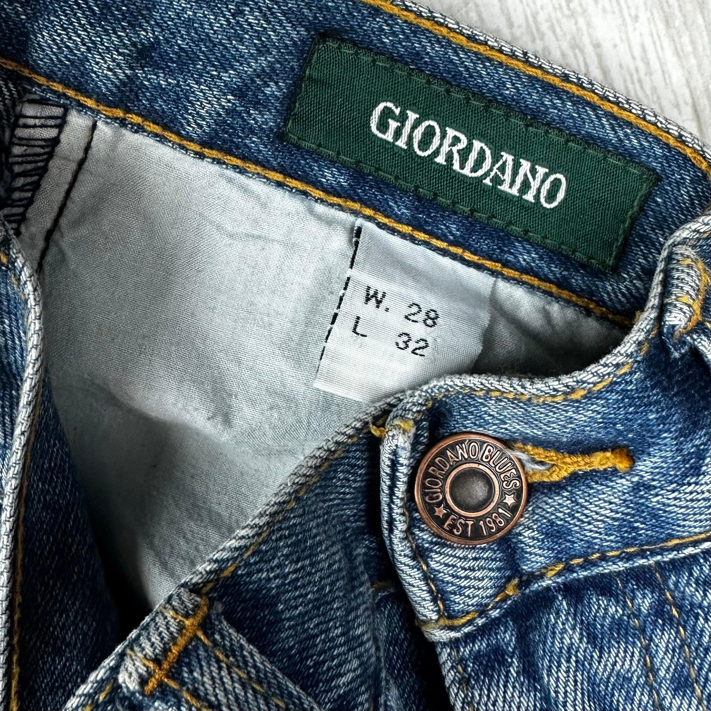 Vintage 80's Giordano Mom Relaxed Jeans- Suit Size 8/9 — photo 4 of 6
