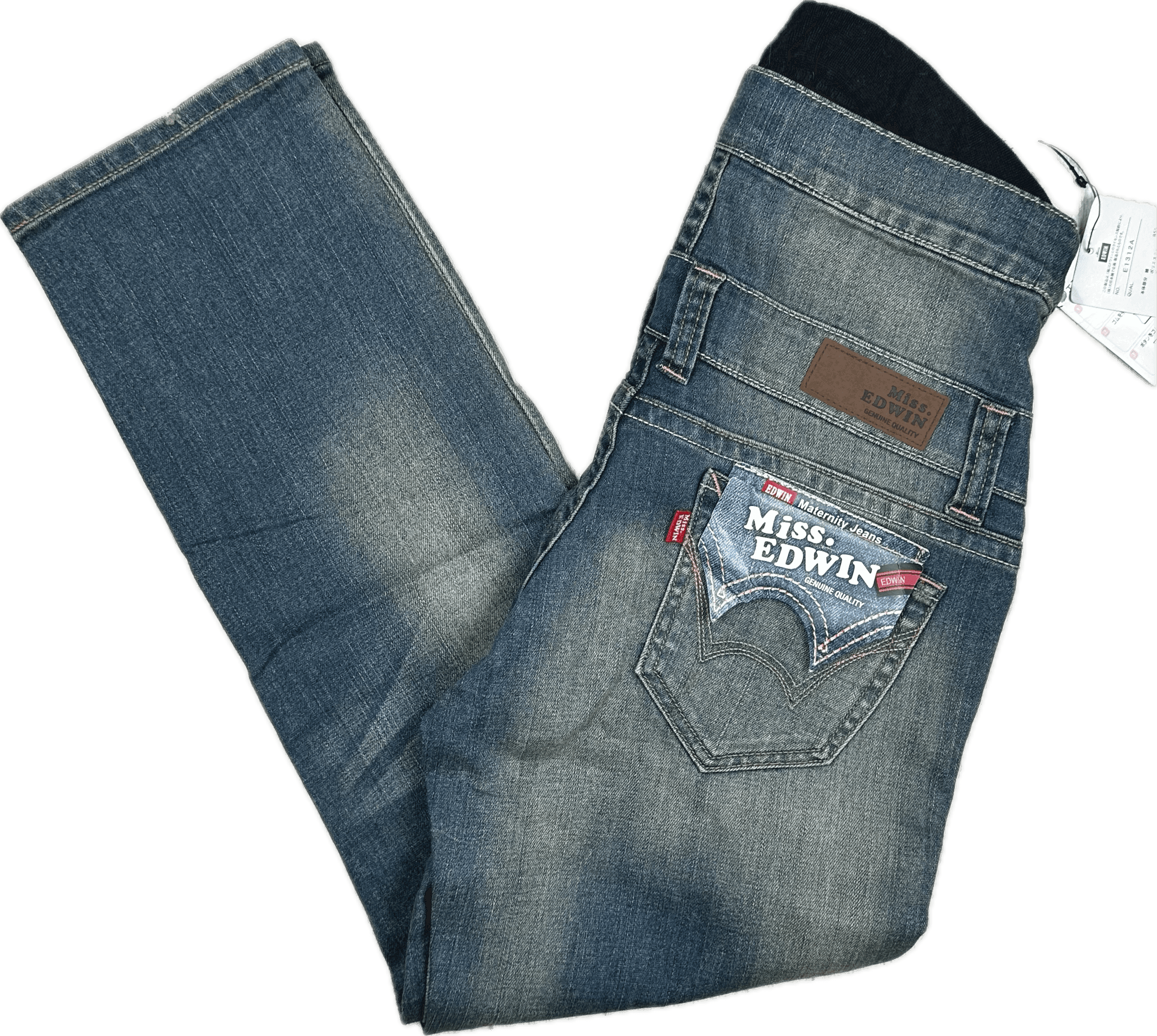 NWT -Miss Edwin Japan Pull on Maternity Jeans- Size M — photo 2 of 5