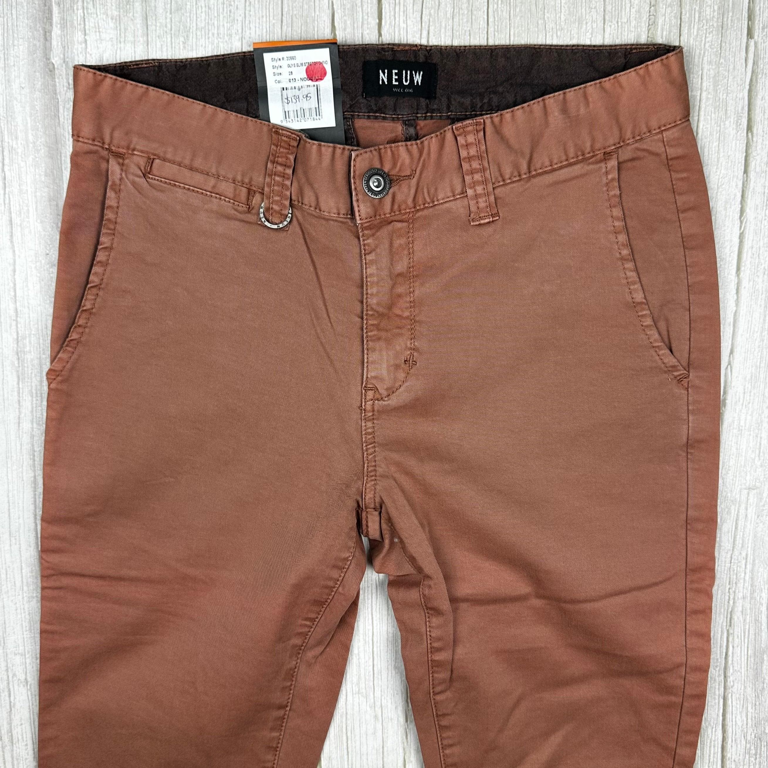 NWT - NEUW 'Guys Slim Chino' in Nougat -Size 29" — photo 2 of 5