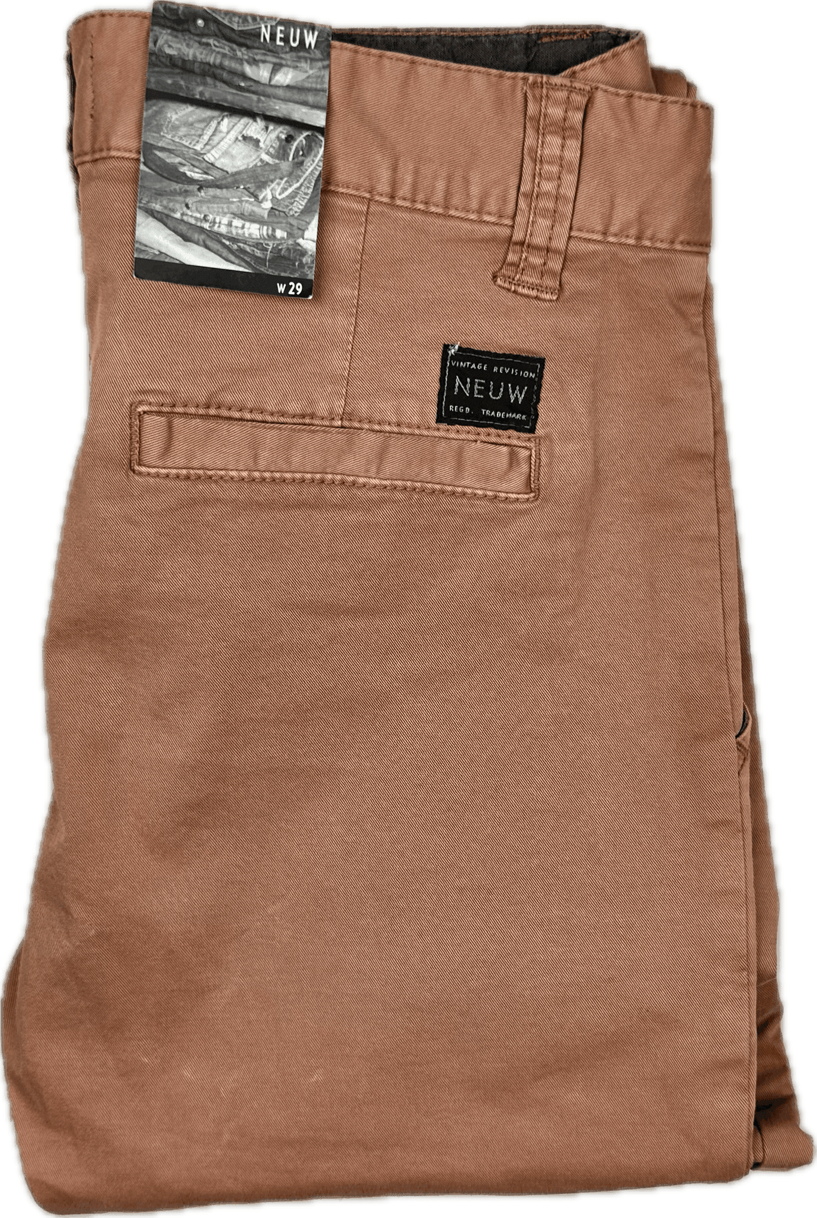 NWT - NEUW 'Guys Slim Chino' in Nougat -Size 29" — photo 5 of 5