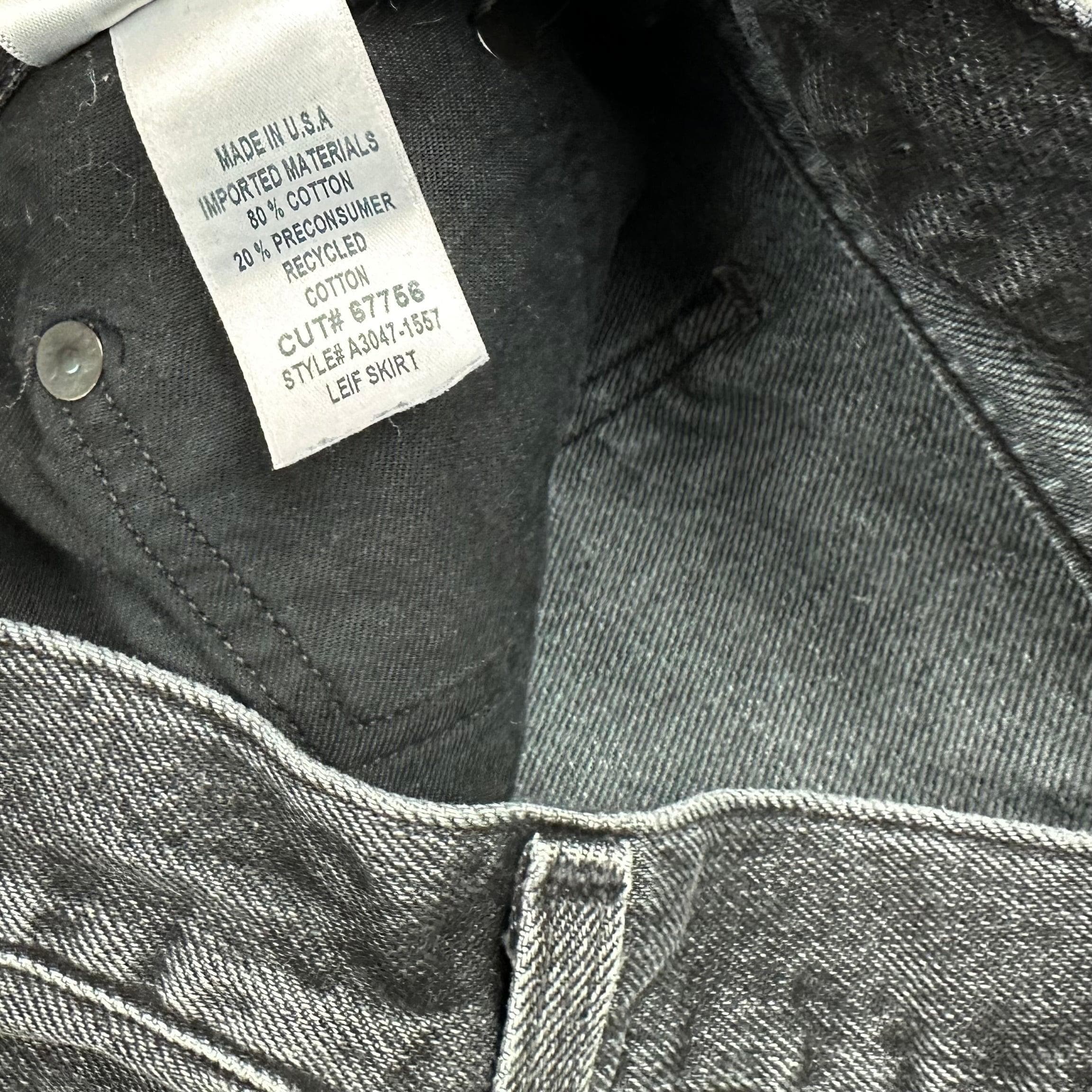 AGOLDE 'Leif Skirt' Vintage Wash Denim Maxi Skirt - Size 28 — photo 7 of 10