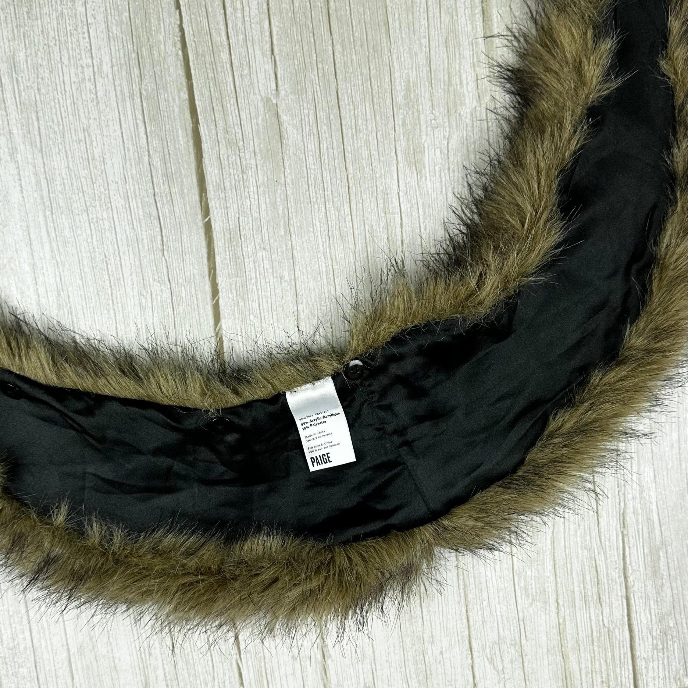 Paige Denim Detachable Fur Collar Denim Jacket - Size S — photo 7 of 9