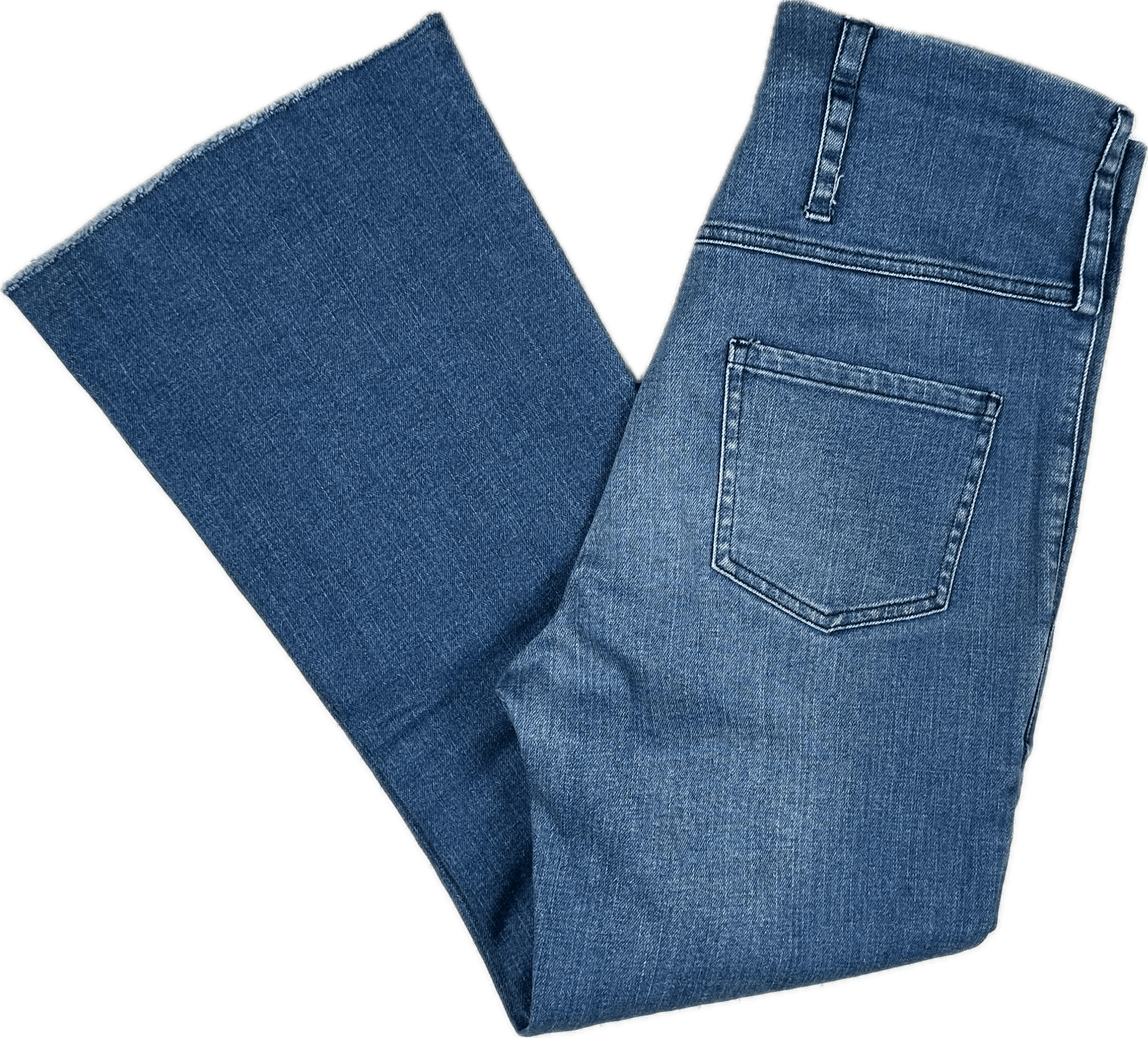 Scanlan & Theodore High Rise Crop Flare Jeans- Size 10 — photo 1 of 8
