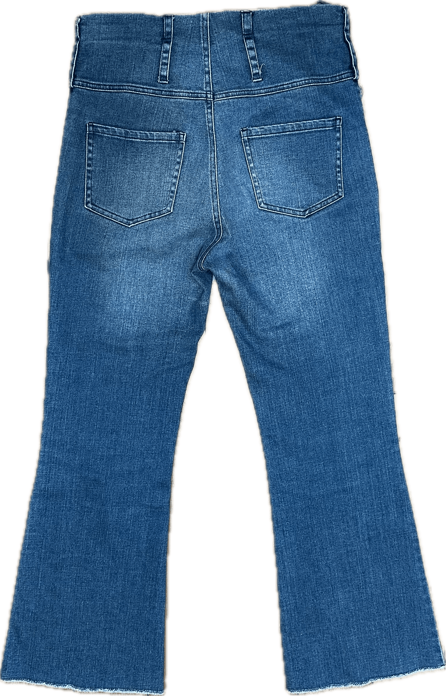 Scanlan & Theodore High Rise Crop Flare Jeans- Size 10 — photo 4 of 8