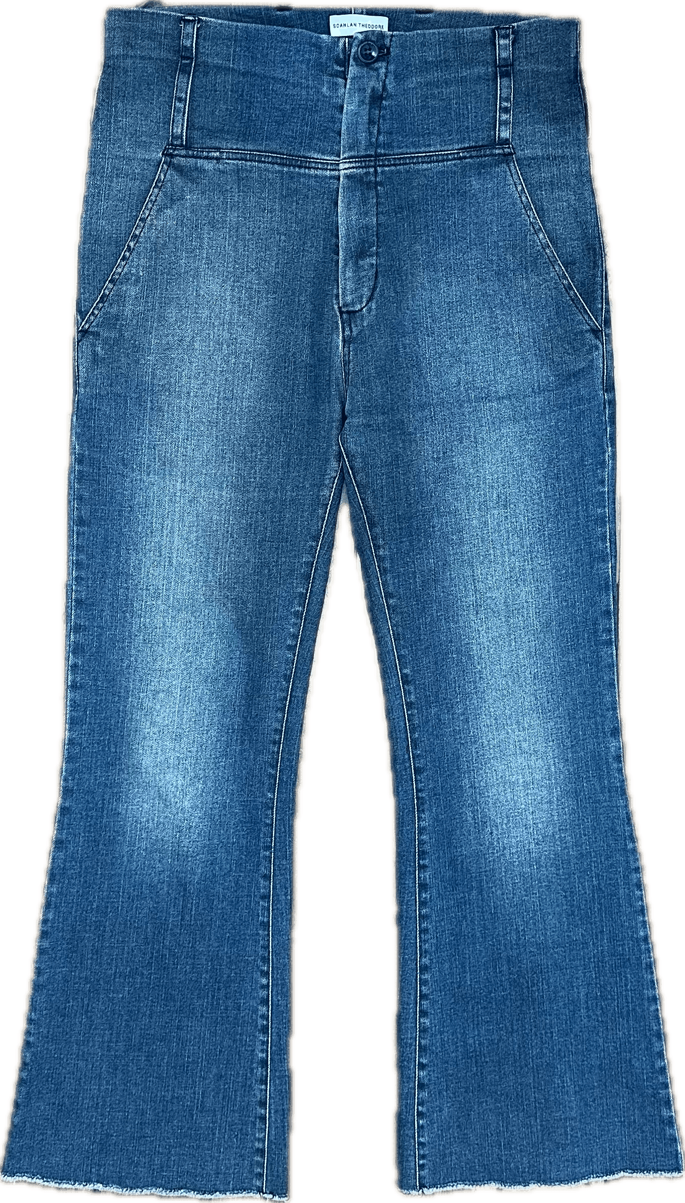 Scanlan & Theodore High Rise Crop Flare Jeans- Size 10 — photo 5 of 8
