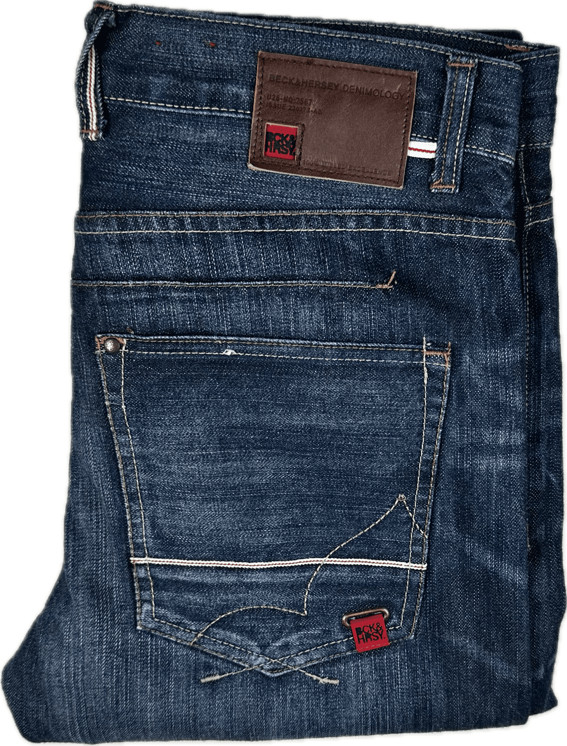 Beck & Hersey 'Denton' Selvedge Straight Jeans - Size 32 — photo 9 of 10