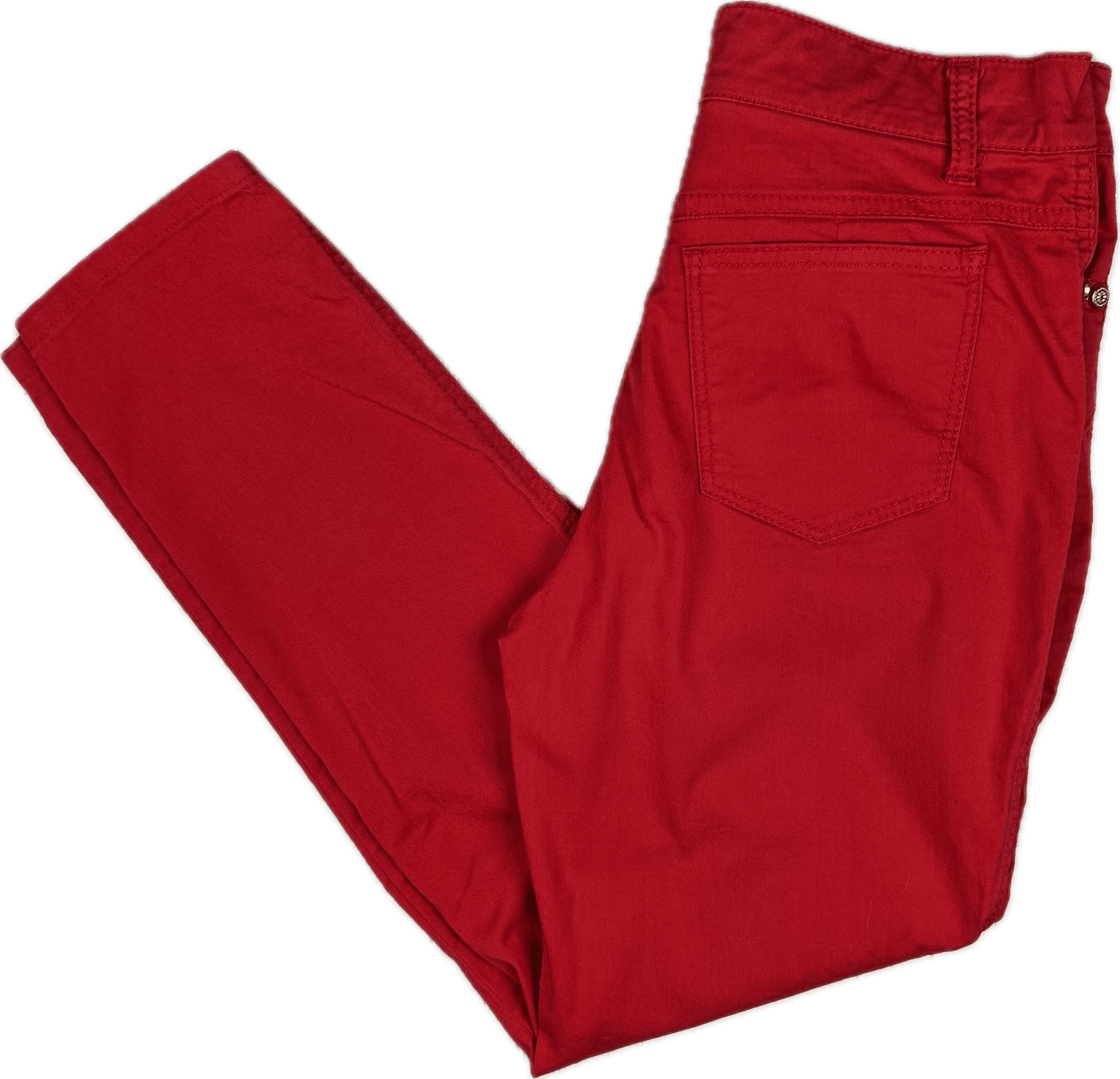 Roccobarocco Italian Red Slim Straight Jeans - Size 28" — photo 1 of 6