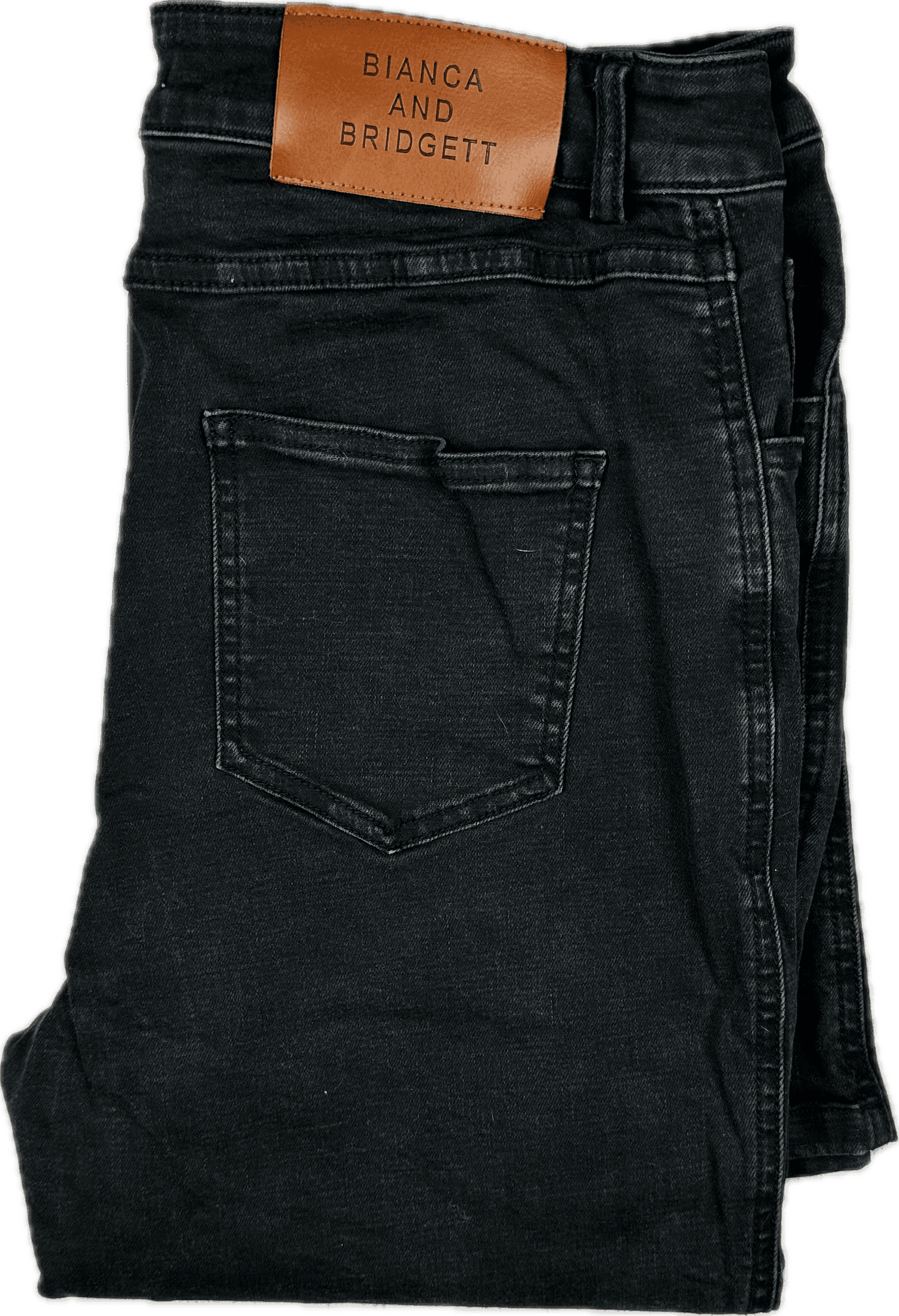 Bianca & Bridgett 'Paige' High Waist Black Flares -Size 12 — photo 5 of 6