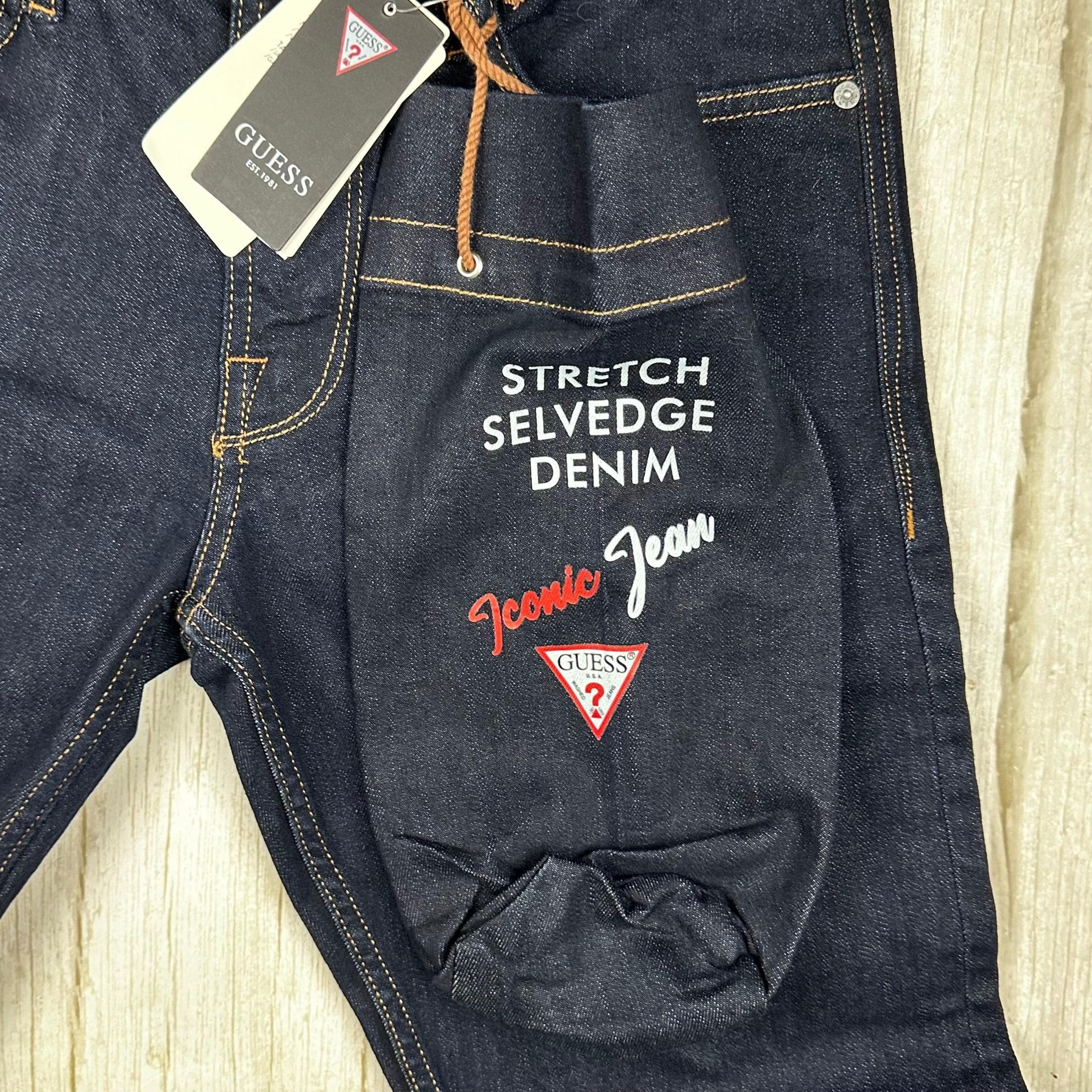 NWT- Guess Mens Slim Tapered Stretch Selvedge Jeans - Size 32R — photo 8 of 11