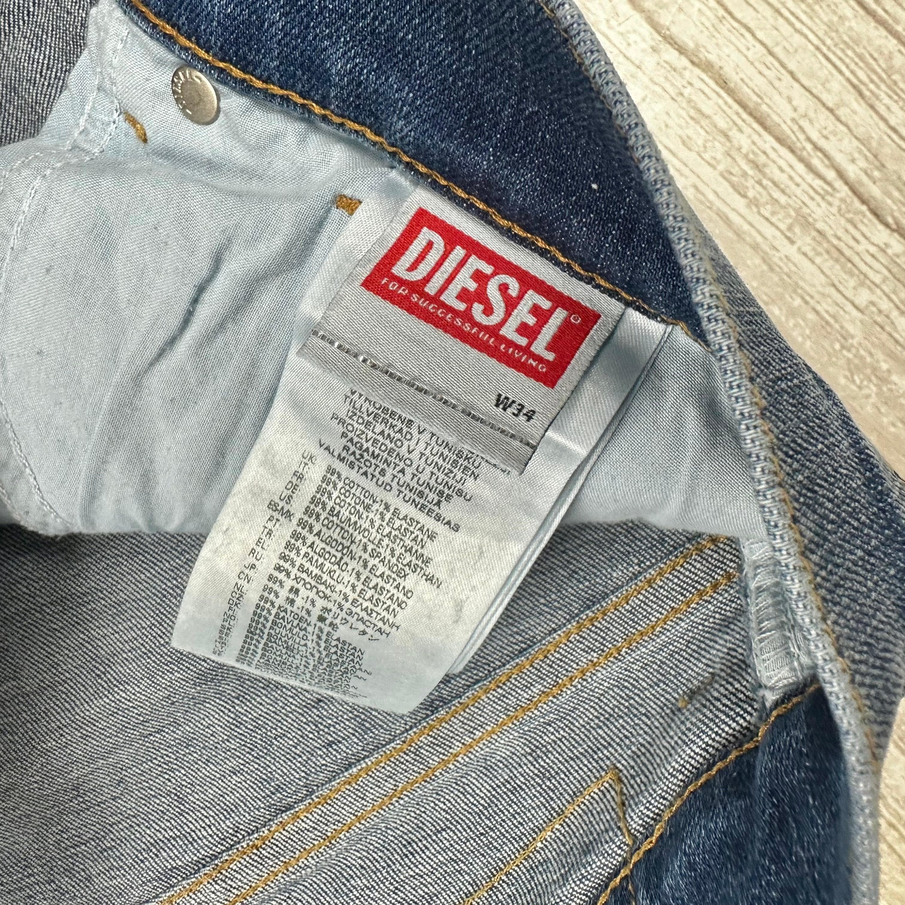Diesel Mens '2005 D-FINING' Regular Slim Tapered Jeans - Size 34 — photo 8 of 12
