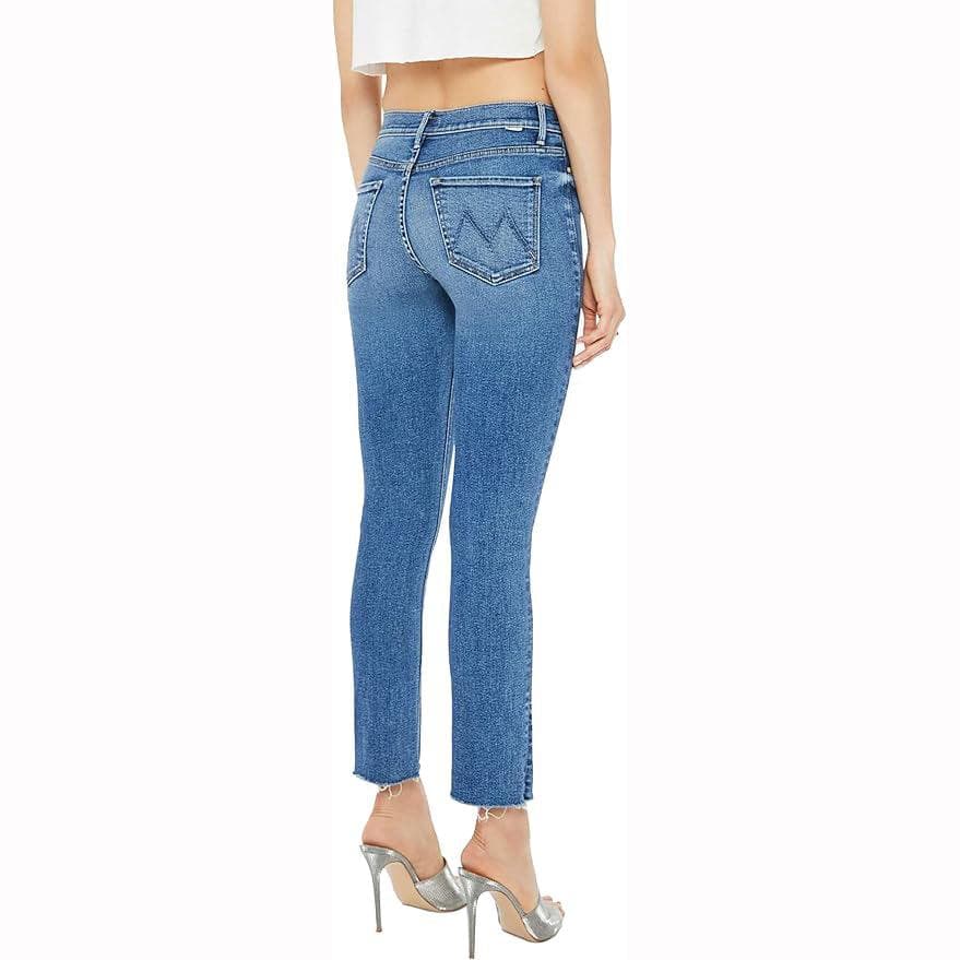 NWT - Mother 'The Mid Rise Dazzler' Flood Fray Jeans - Size 27 — photo 3 of 5