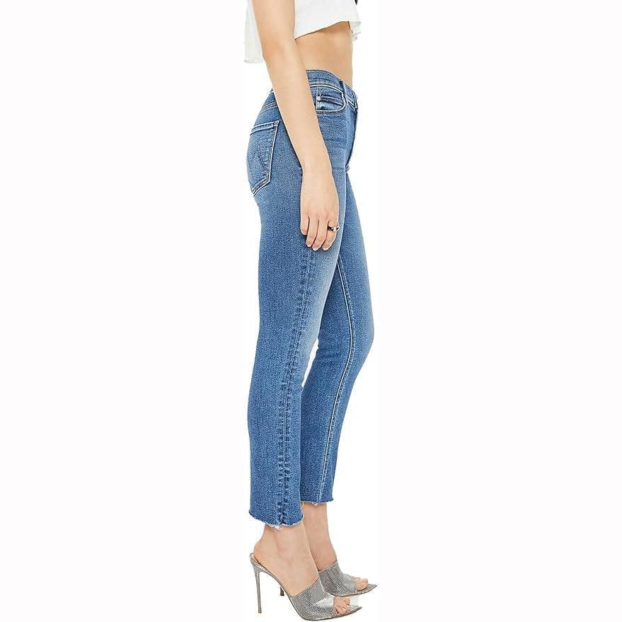 NWT - Mother 'The Mid Rise Dazzler' Flood Fray Jeans - Size 27 — photo 5 of 5