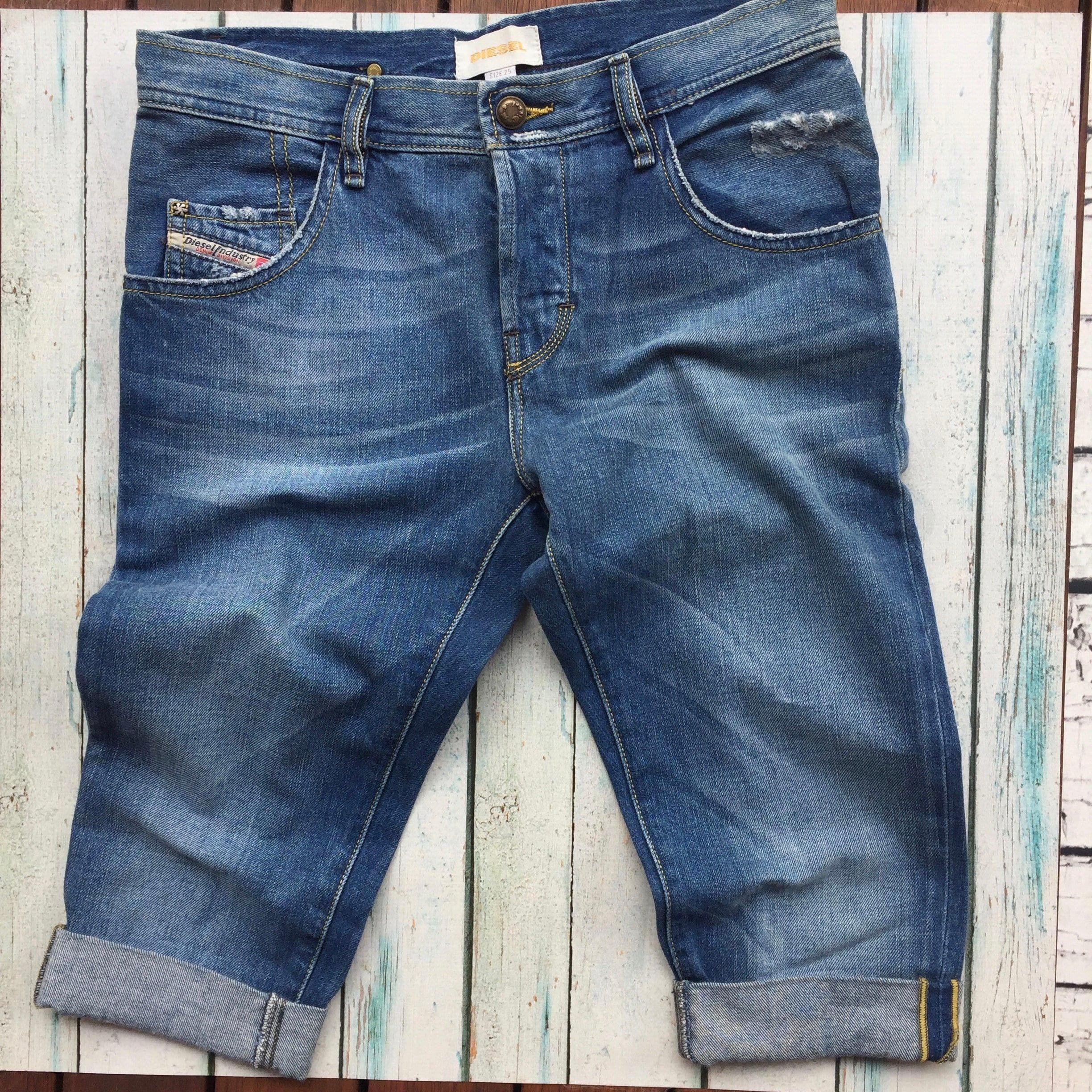Diesel Long Denim Knee Shorts/ Jorts- Size 25 — photo 8 of 9