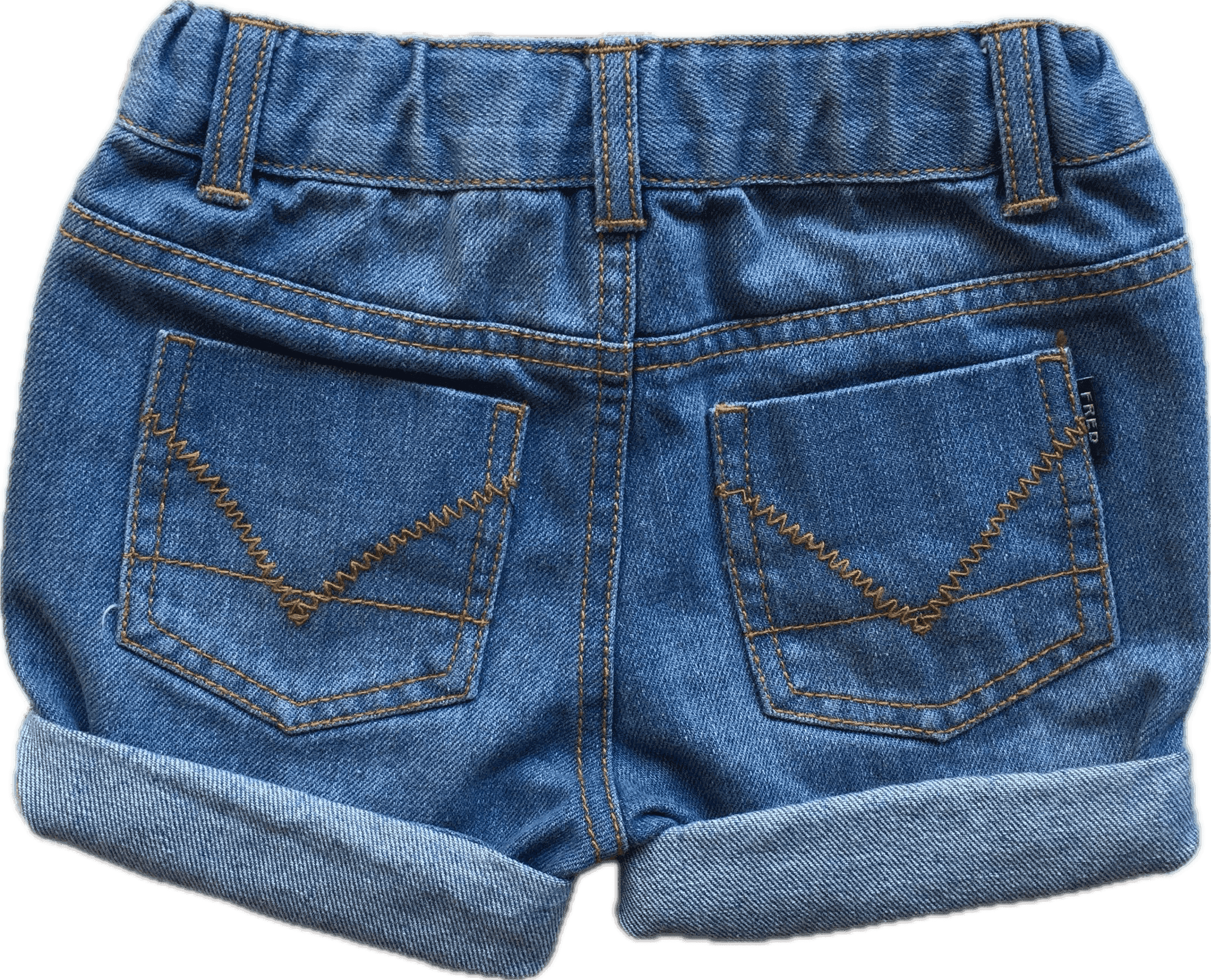 NWT - Fred Bare Denim Turn Up Shorts - Size 0 — photo 2 of 5
