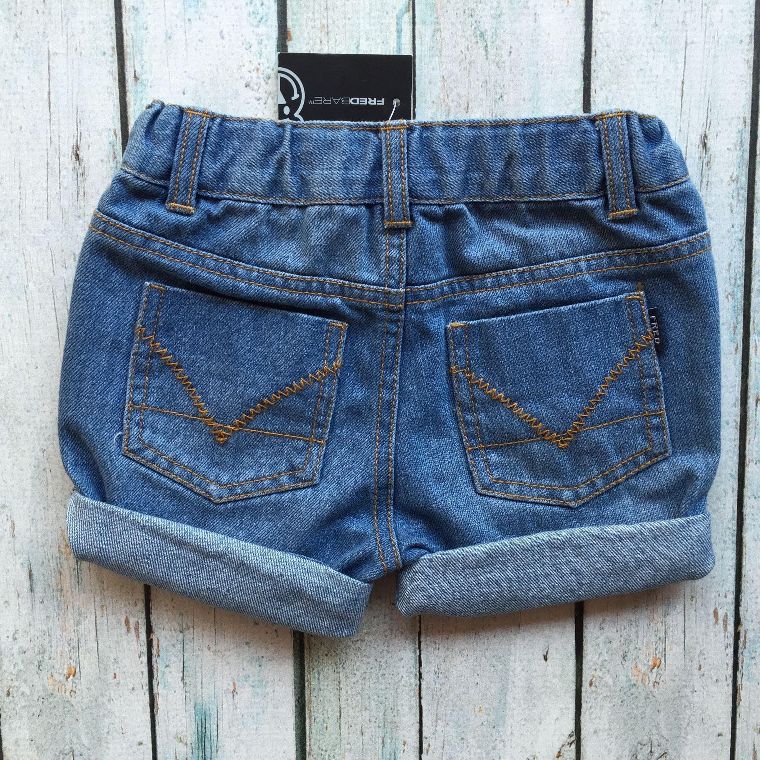 NWT - Fred Bare Denim Turn Up Shorts - Size 0 — photo 4 of 5