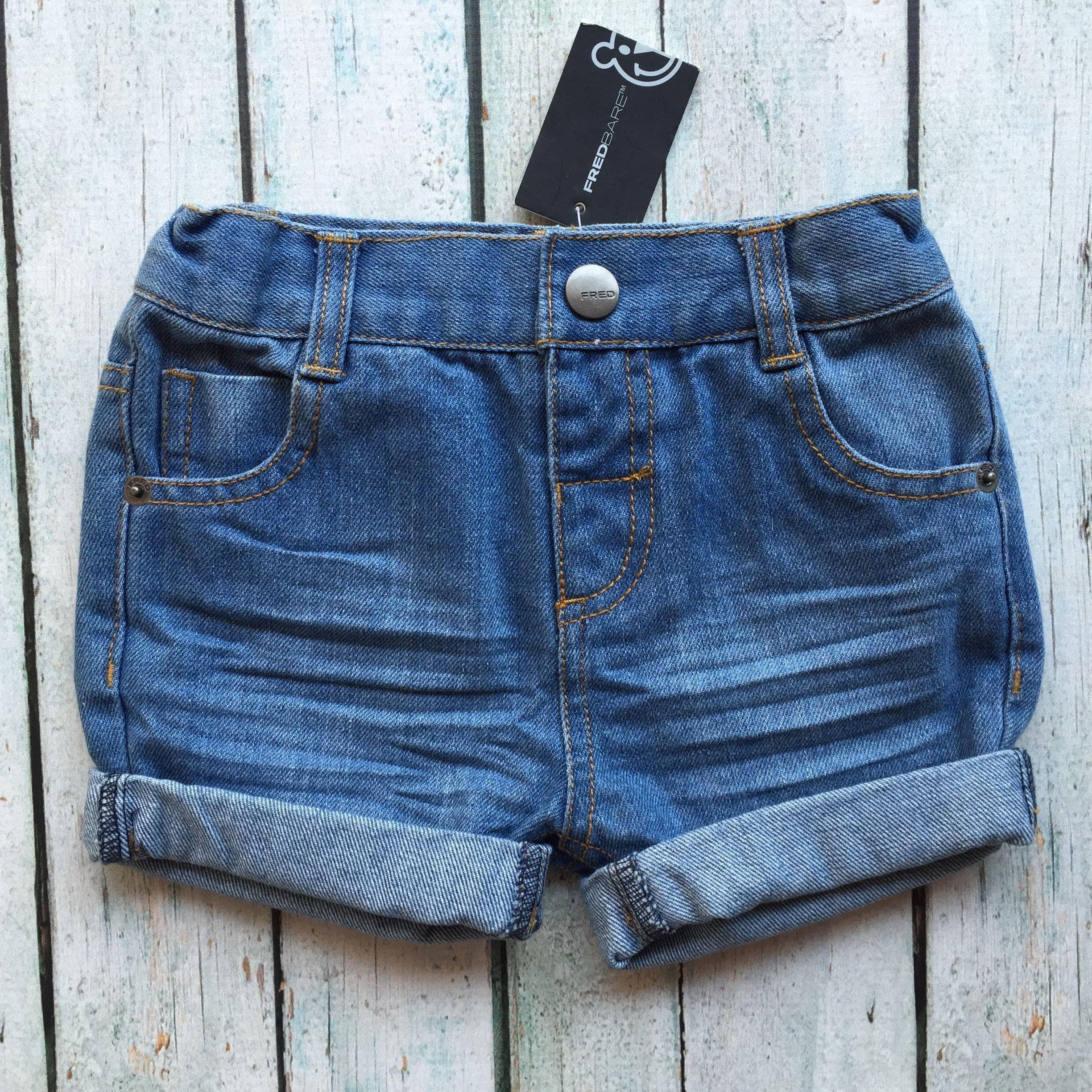 NWT - Fred Bare Denim Turn Up Shorts - Size 0 — photo 5 of 5