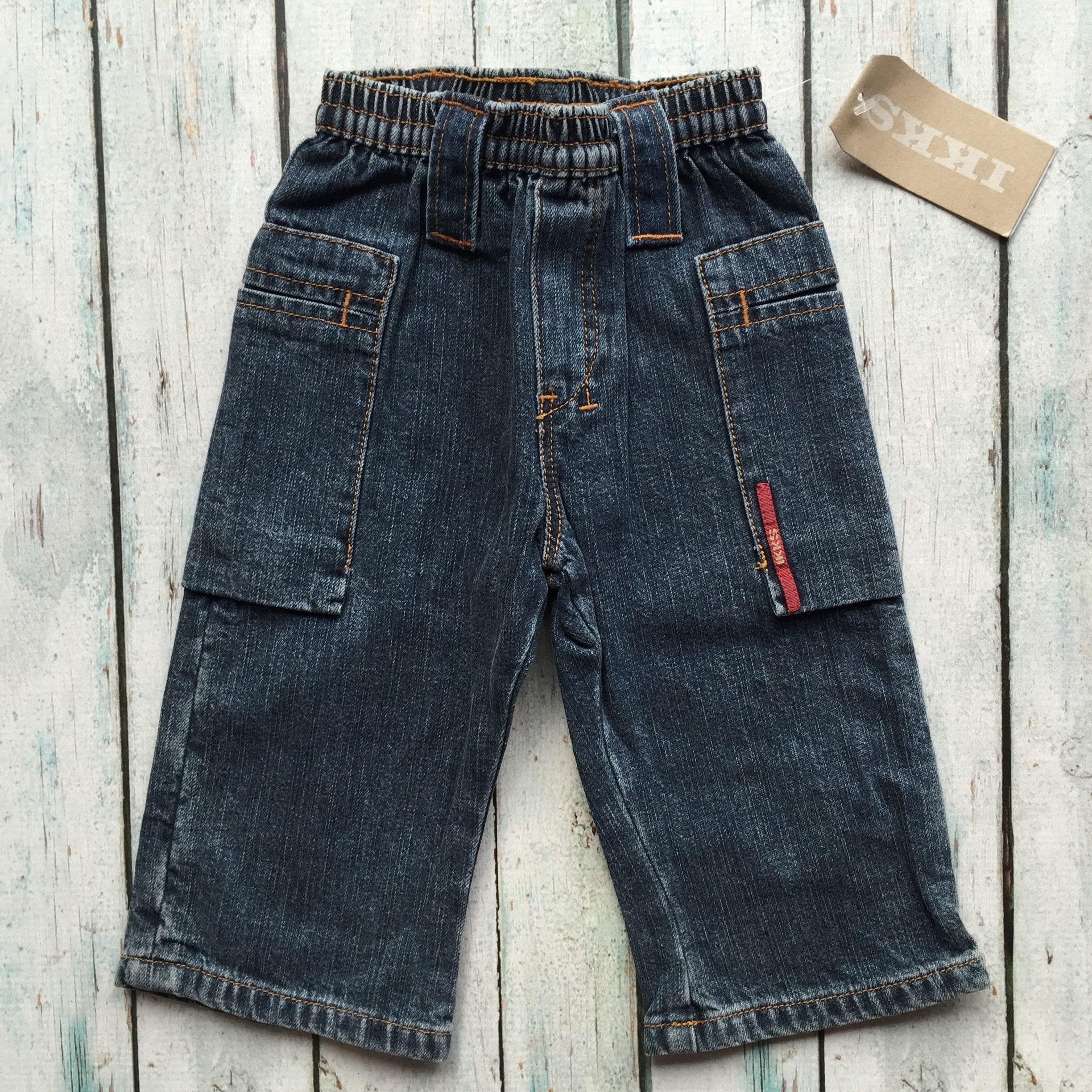 NWT - IKKS Hip pocket Pull on Boys Jeans - Size 3M — photo 4 of 5