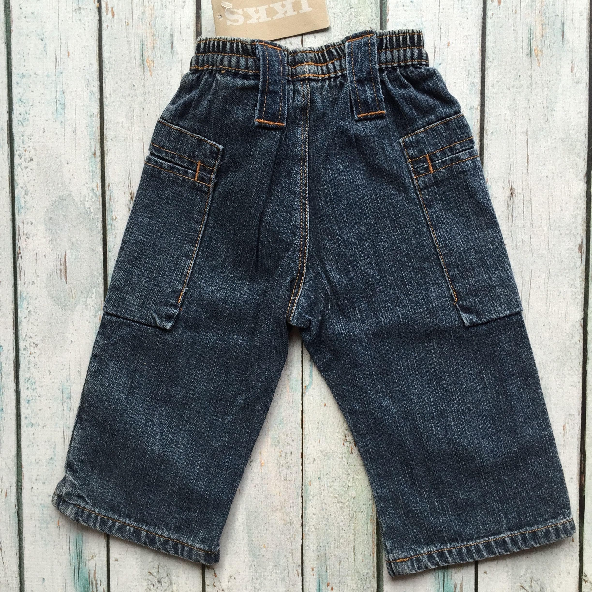 NWT - IKKS Hip pocket Pull on Boys Jeans - Size 3M — photo 5 of 5
