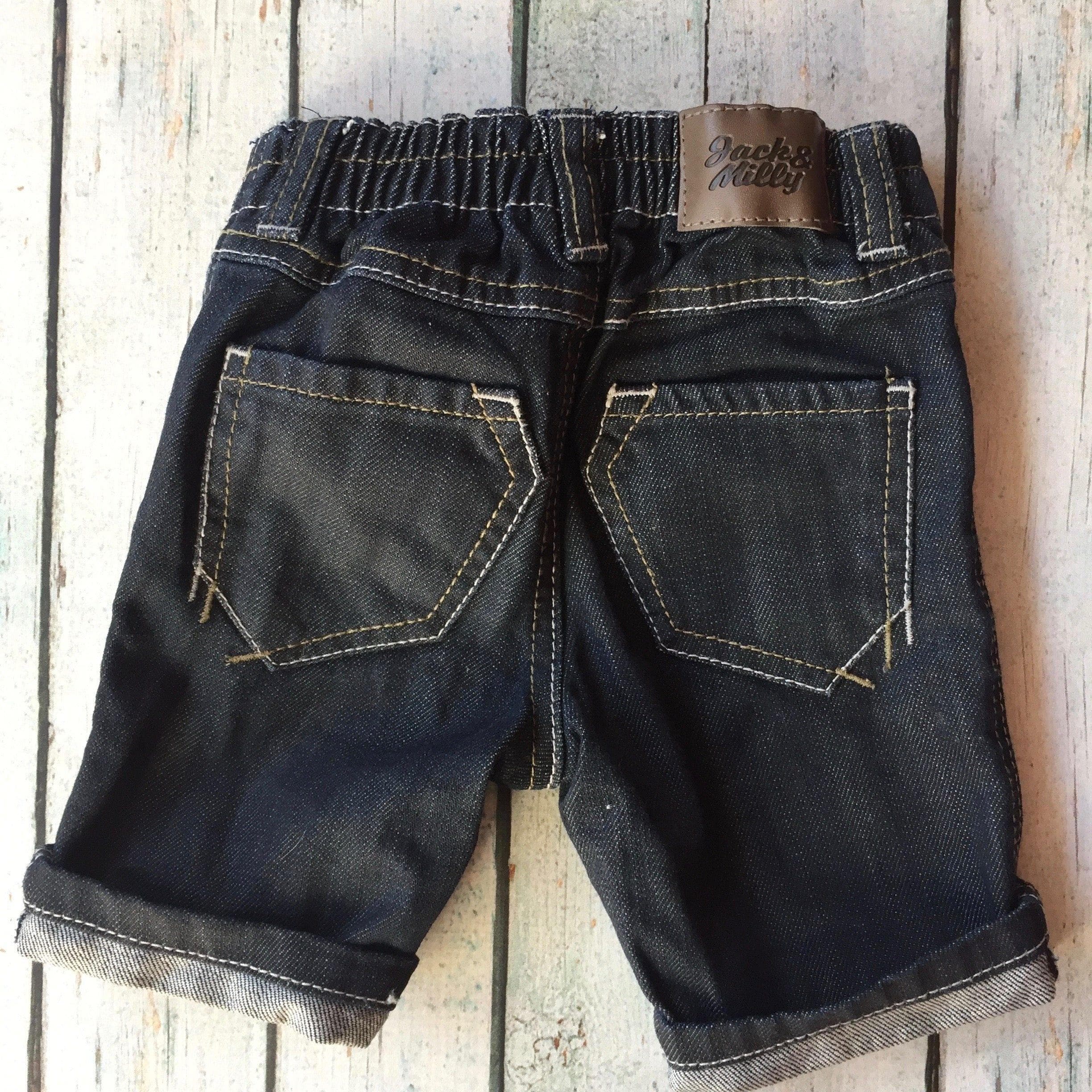 Jack & Milly Baby Boys Denim Shorts- Size 0 — photo 5 of 6