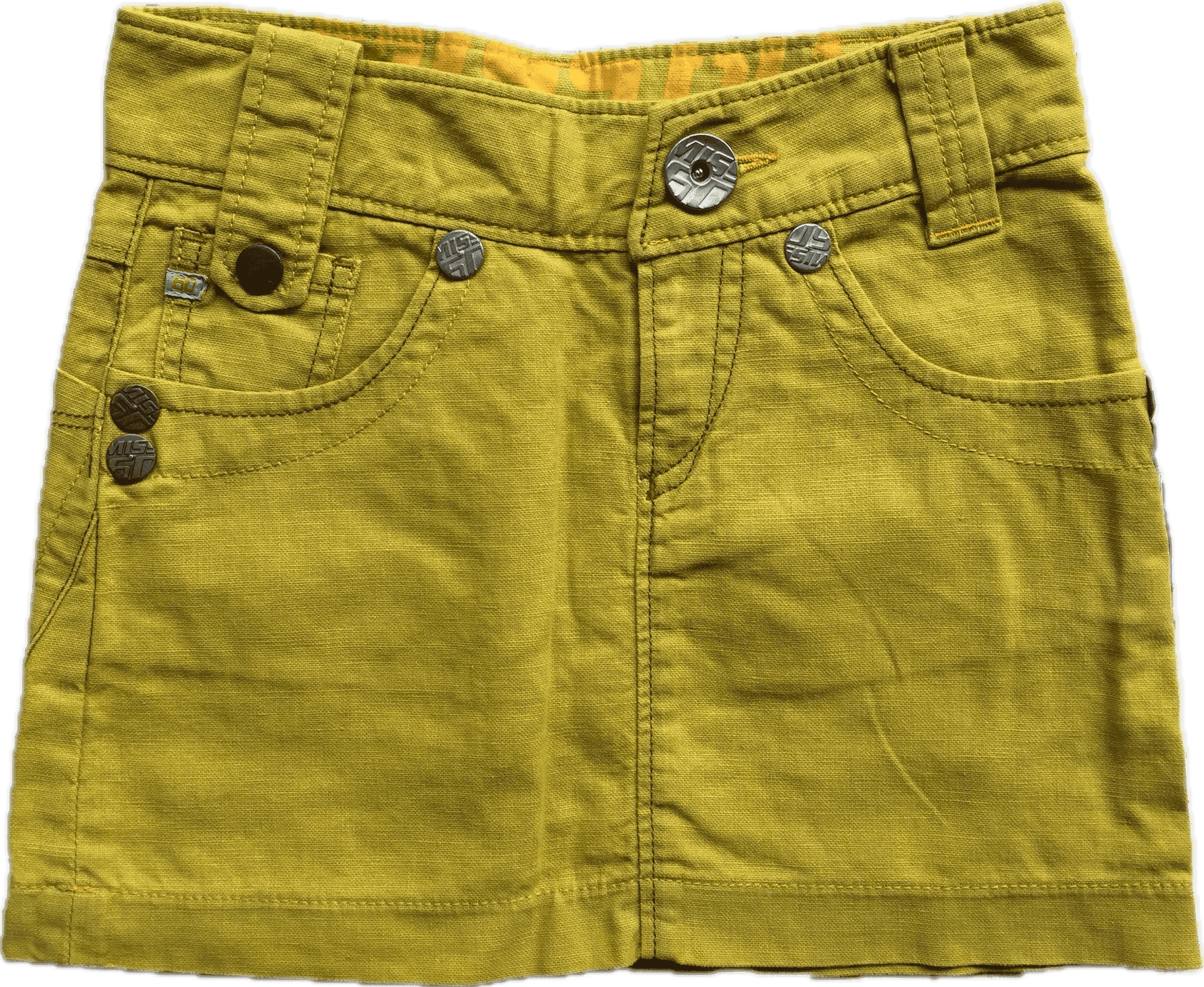 Miss Sixty Girls Green Denim Mini Skirt- Size 11Y — photo 1 of 7