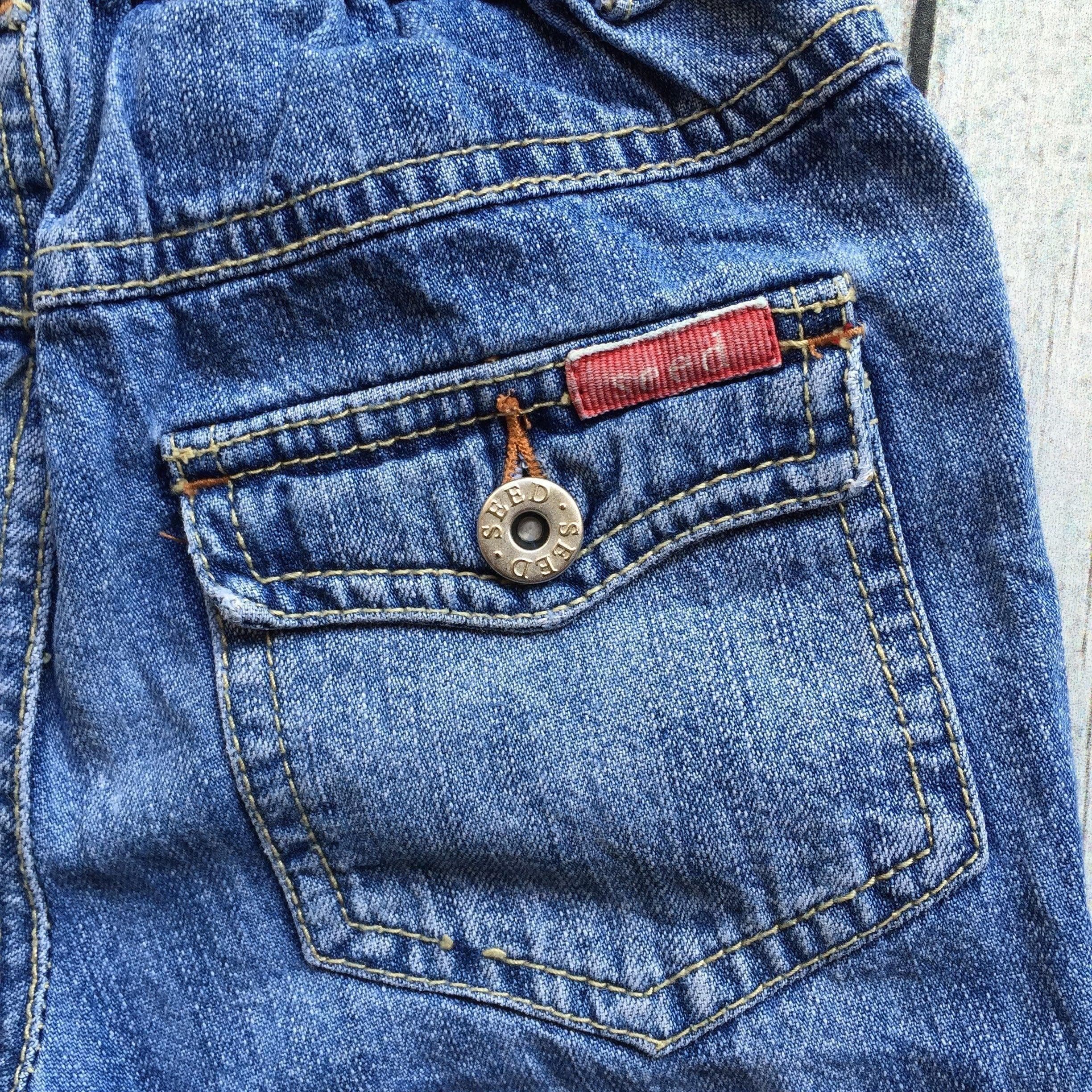 Seed Boys Long Denim Shorts - Size 1/2Y — photo 4 of 7
