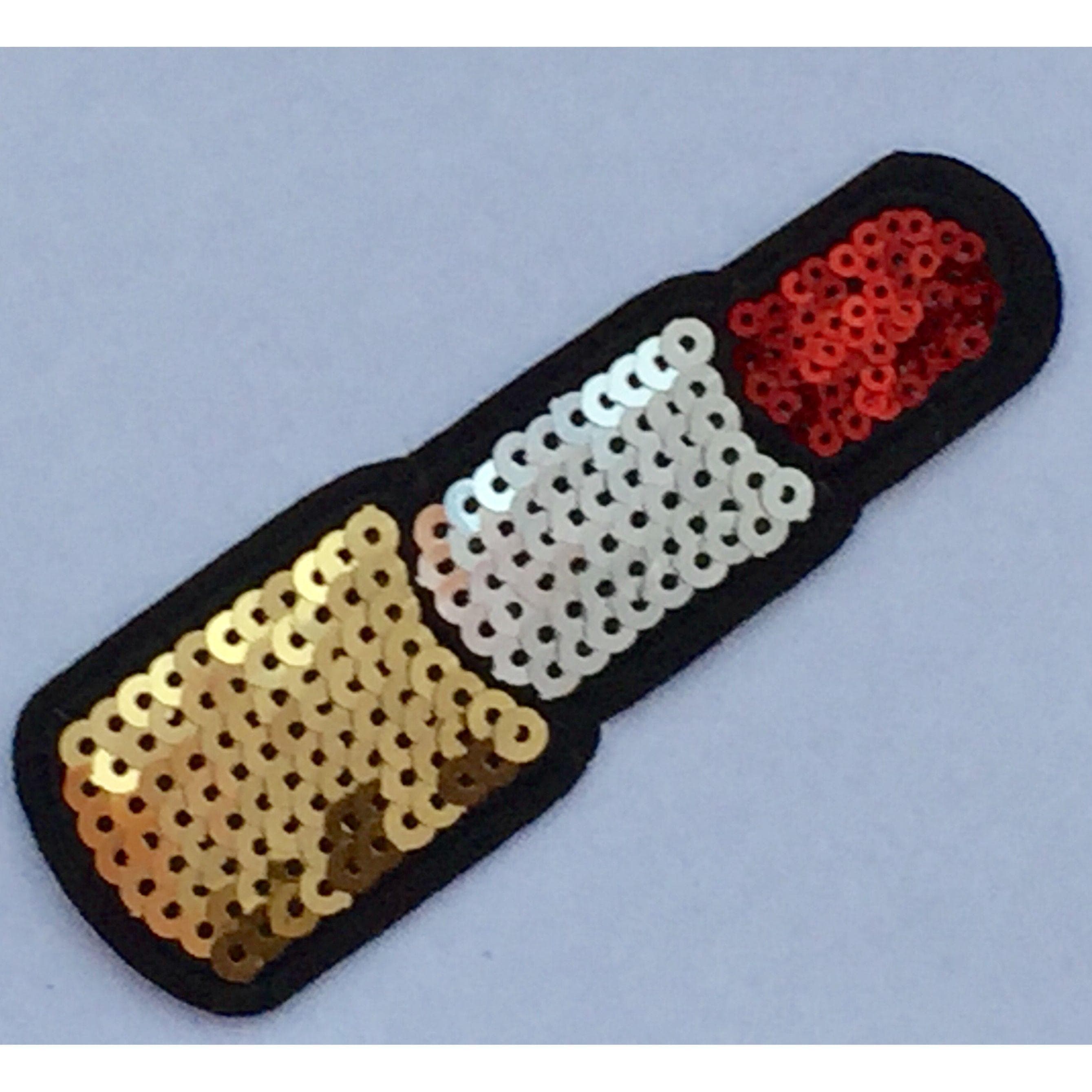 Lipstick- Embroidered Sequin Patch — photo 4 of 4