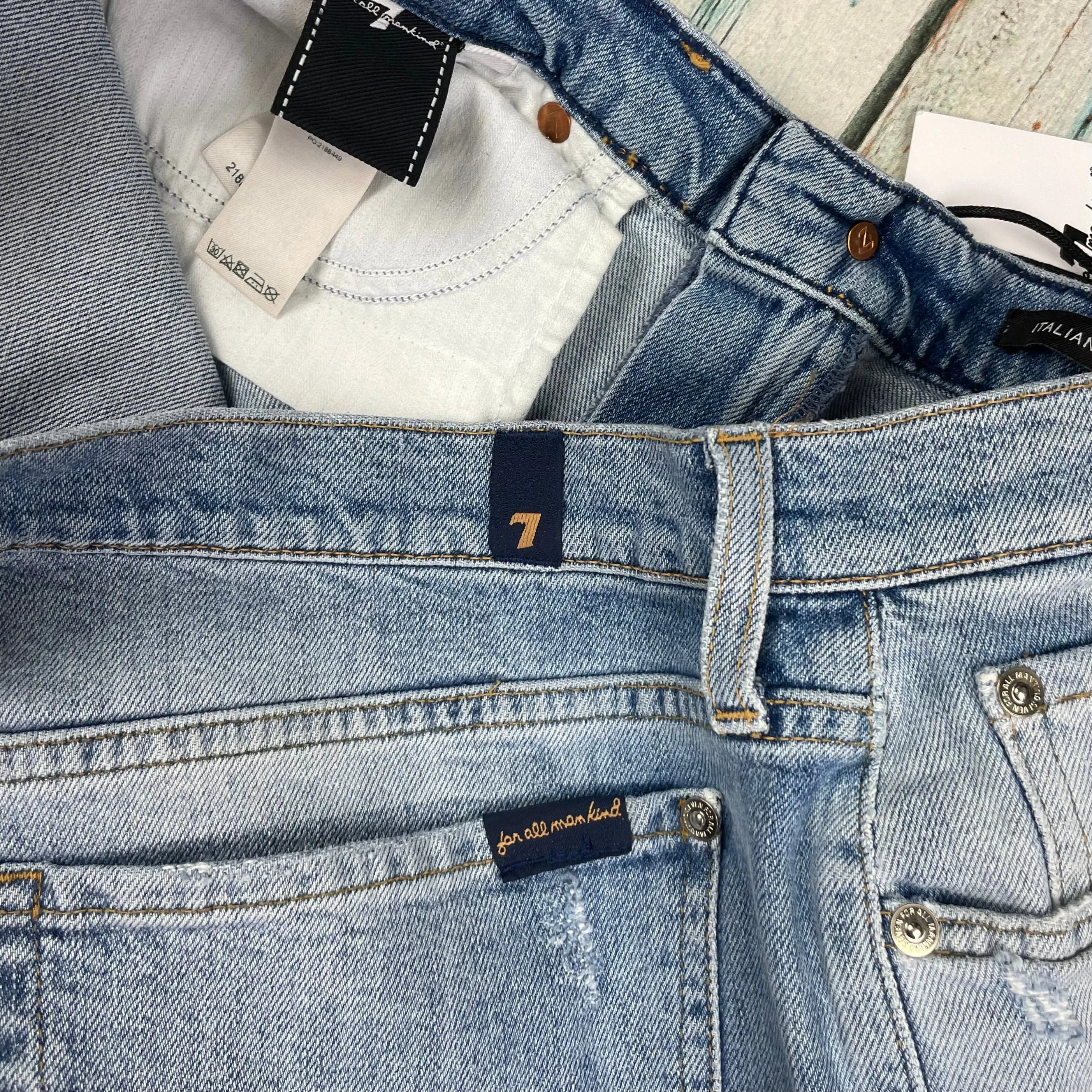 NWT- 7 for all Mankind 'Cropped Alexa' Loved Wash Jeans Size- 32 — photo 6 of 8
