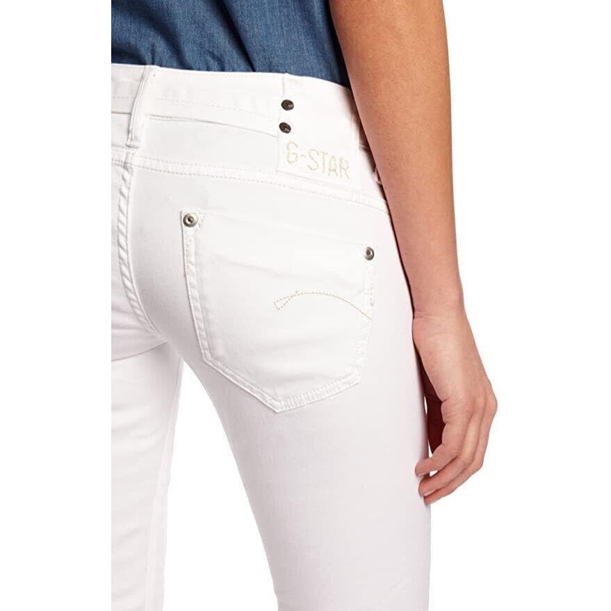 NWT - G Star RAW Womens 'Midge Straight' White Jeans -Size 25 — photo 2 of 4