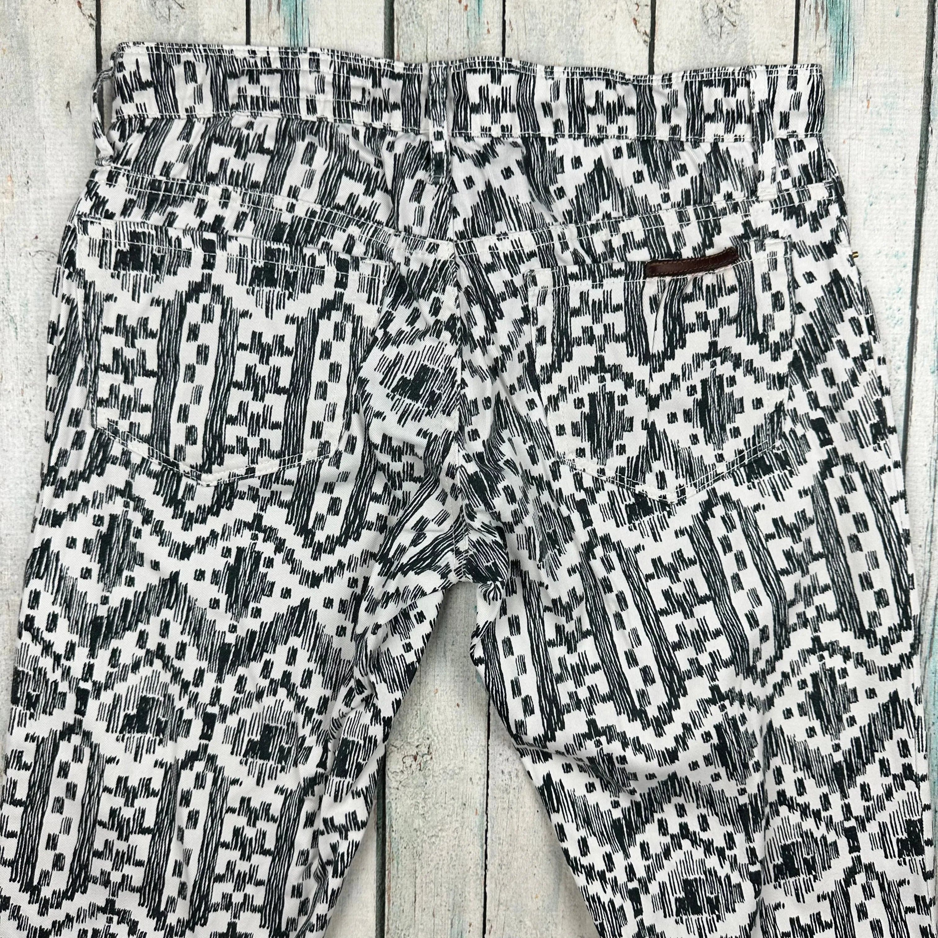 Sass & Bide 'Sing Brother' Aztec Print Slim fit Stretch Jeans -Size 25 — photo 4 of 5