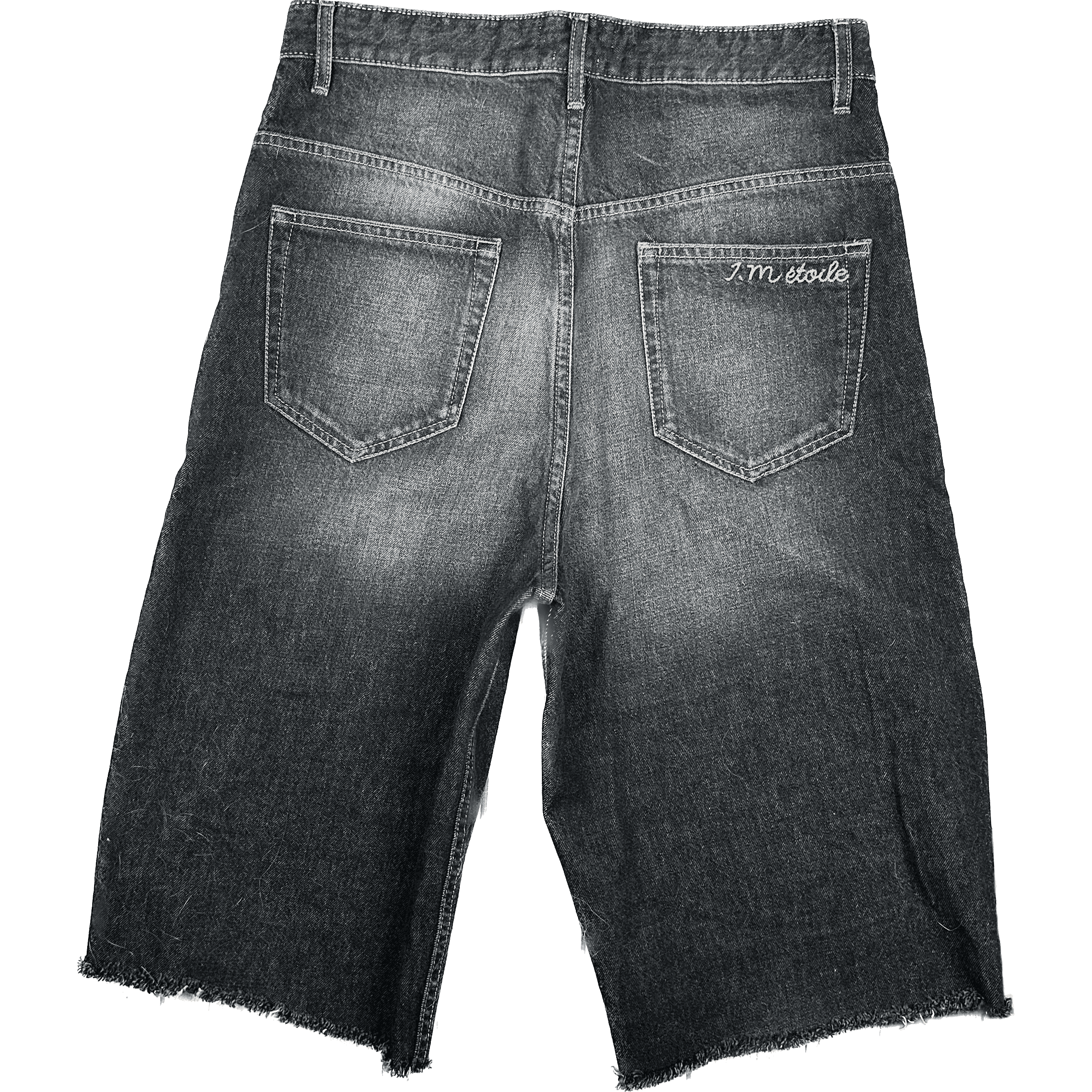 Isabel Etoile Marant 'Corsyj' Cropped Denim Jean /Long Shorts - Size 30 — photo 2 of 5
